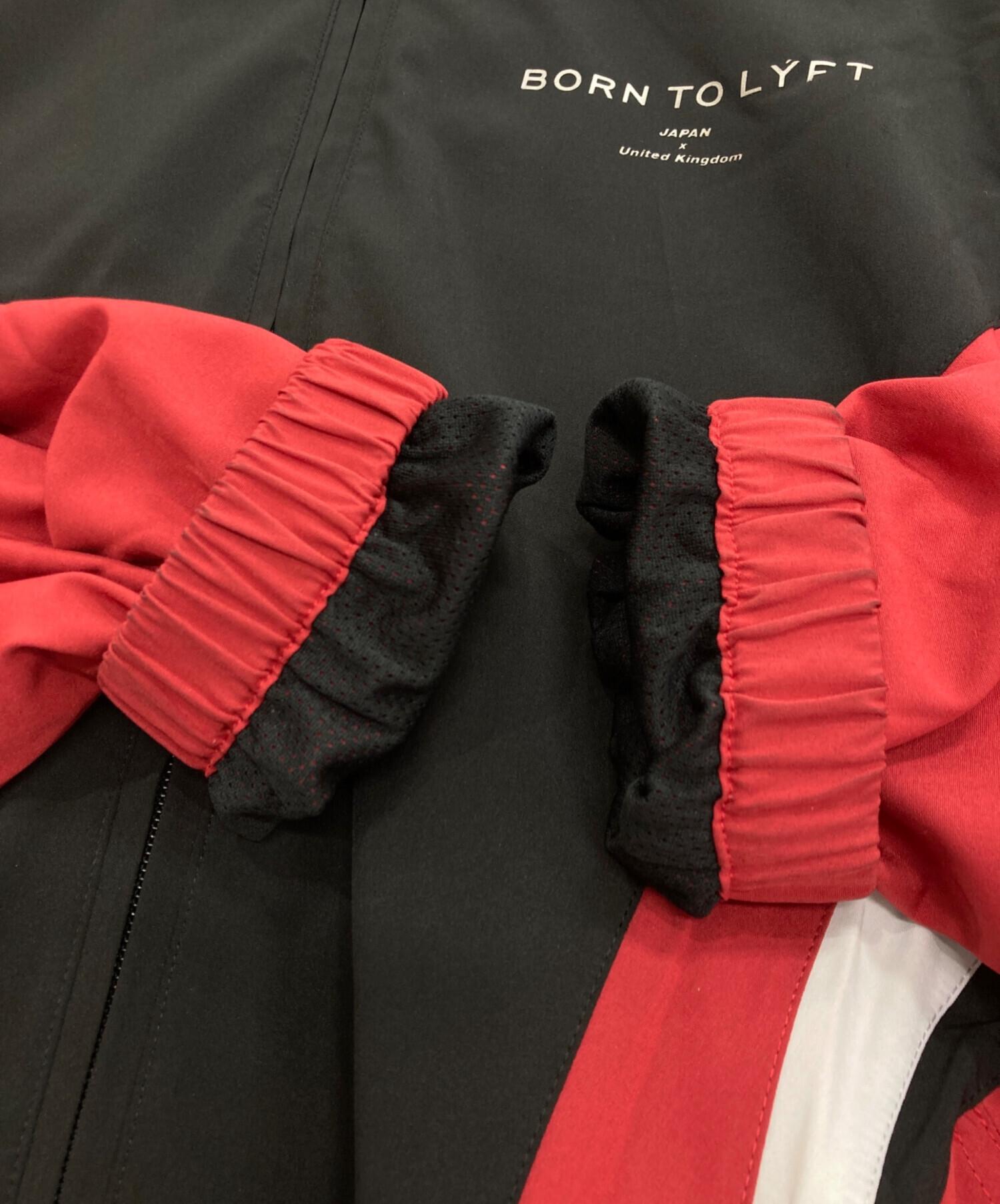 中古・古着通販】Lyft (リフト) 2line oversize track jacket ブラック