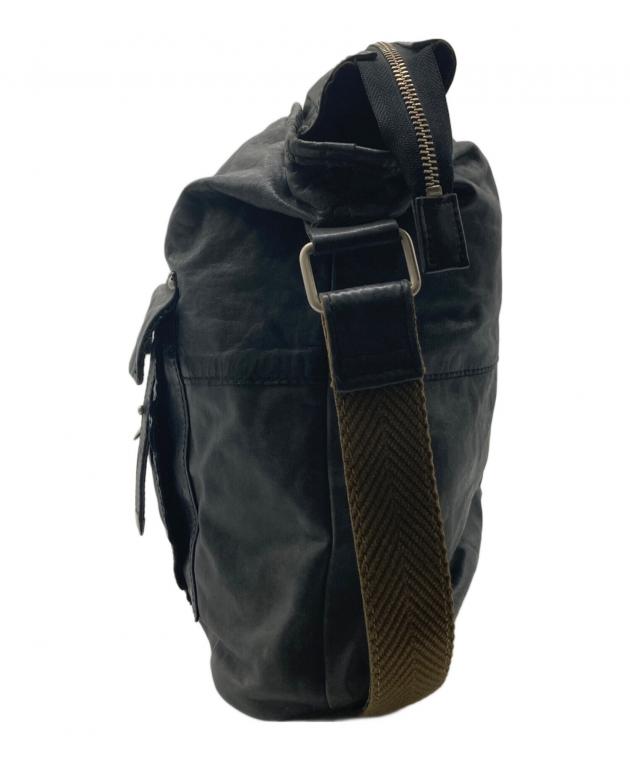 バッグ 2000s ZER leather shoulder bag 中古・古着通販】ZER (ゼットイーアール) レザーショルダーバッグ