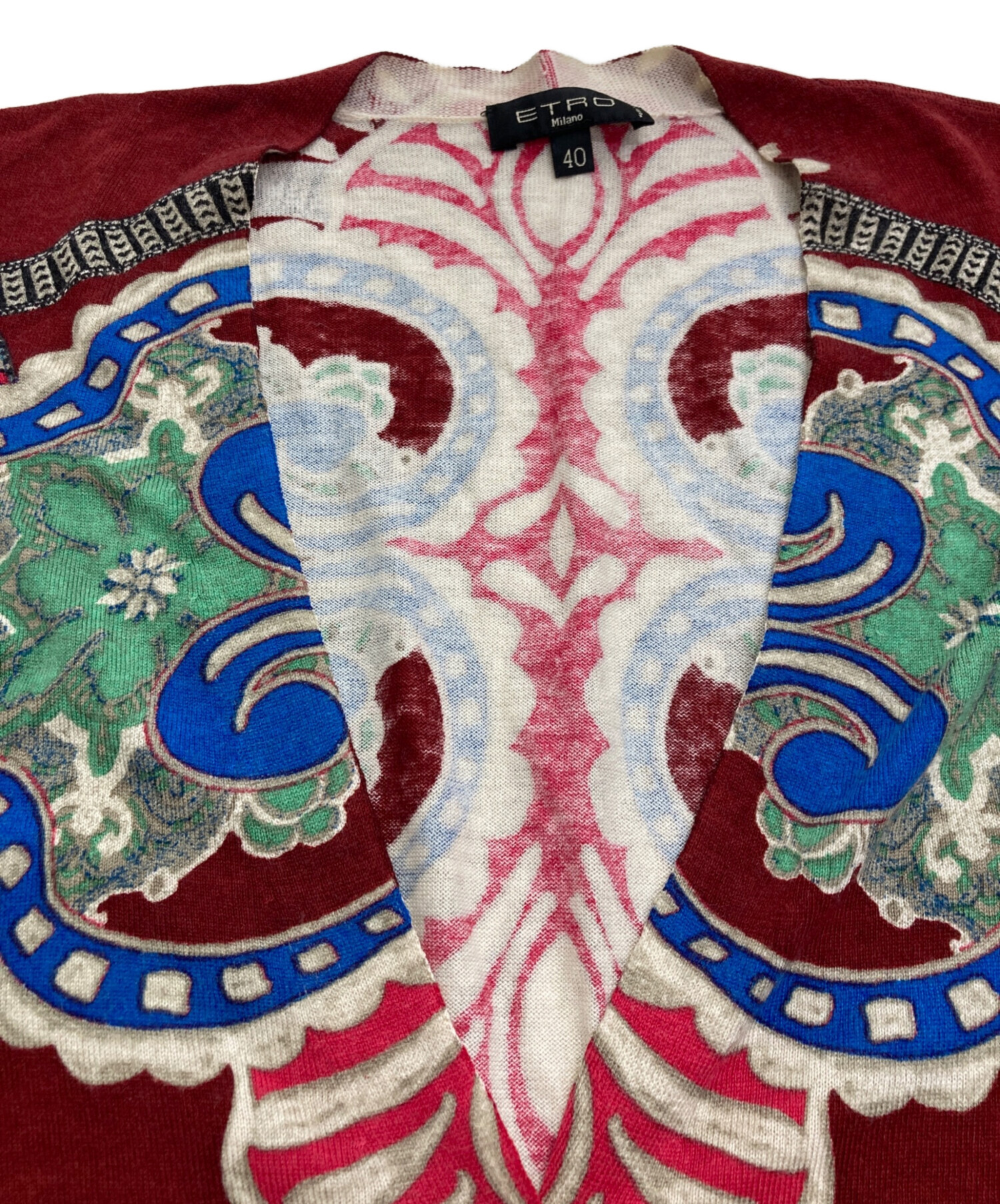 【極美品】ETRO エトロ カーディガン シルク カシミヤ ETRO エトロ カーディガン カシミヤ混 トップス カーディガン 【公式通販】