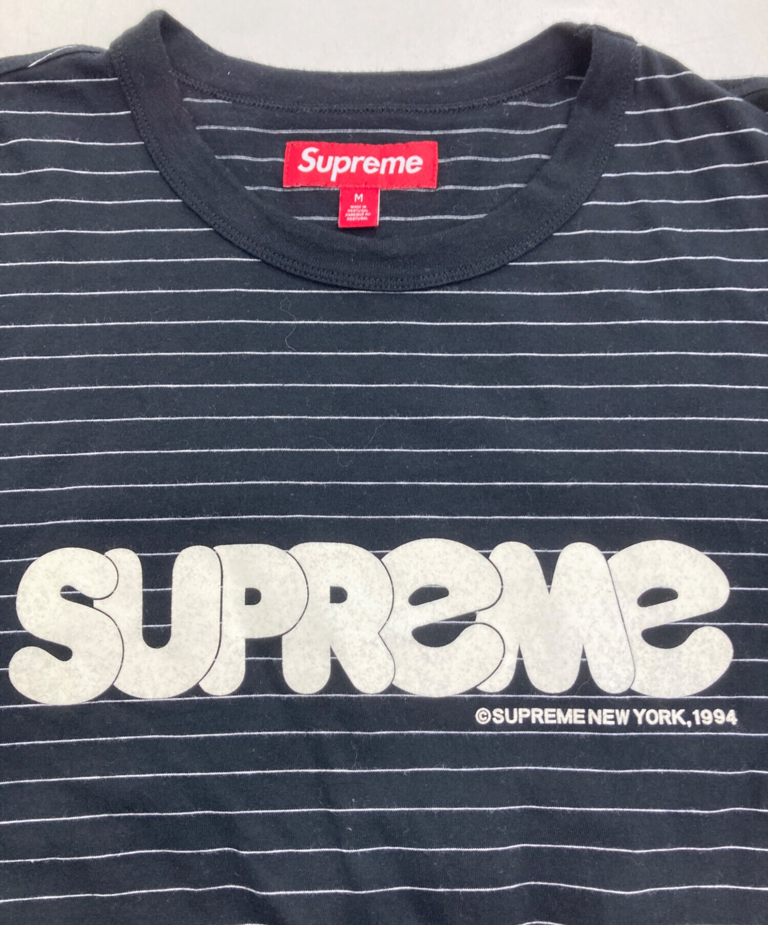 中古・古着通販】Supreme (シュプリーム) Bubble S/S TOP ブラック