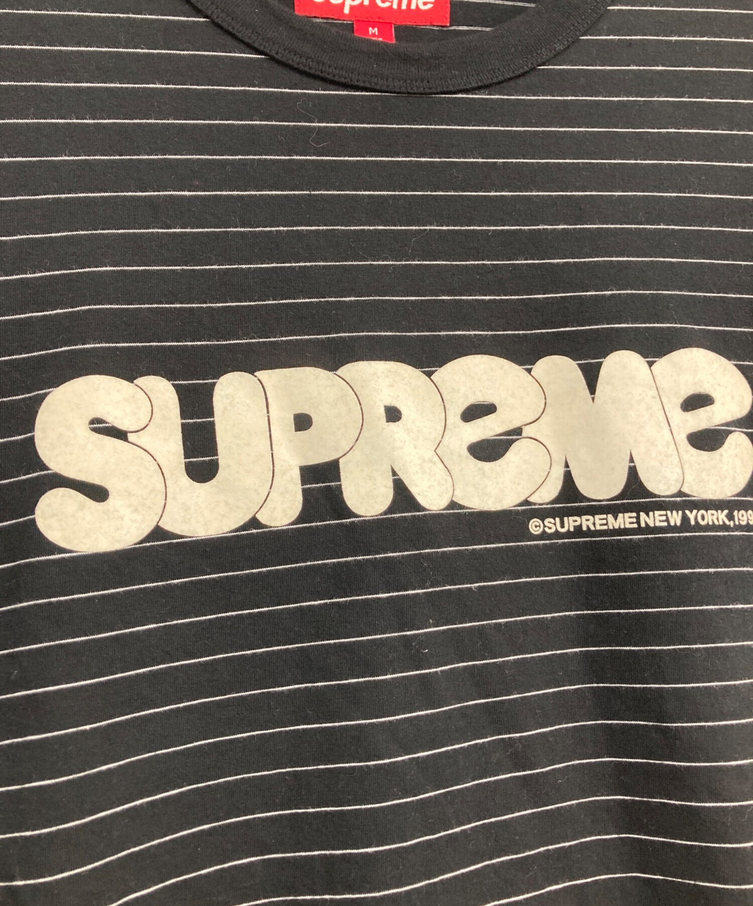 中古・古着通販】Supreme (シュプリーム) Bubble S/S TOP ブラック