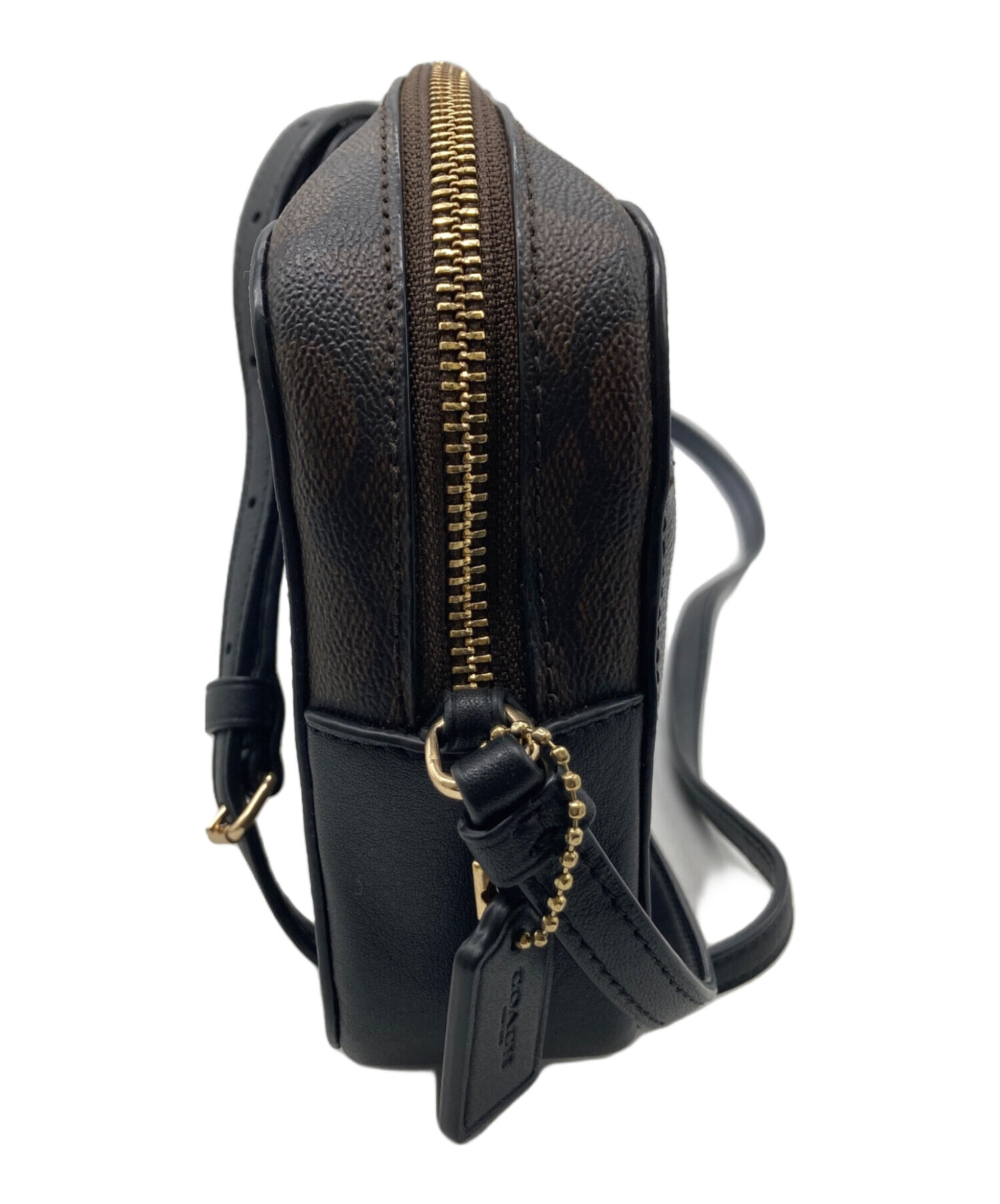 HAP-Z1ES2019年製 中古・古着通販】COACH (コーチ) ショルダーバッグ ブラウン｜ブランド