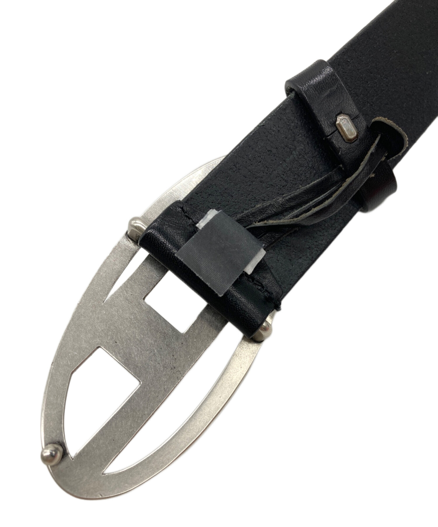 中古・古着通販】DIESEL (ディーゼル) レザーベルト ブラック