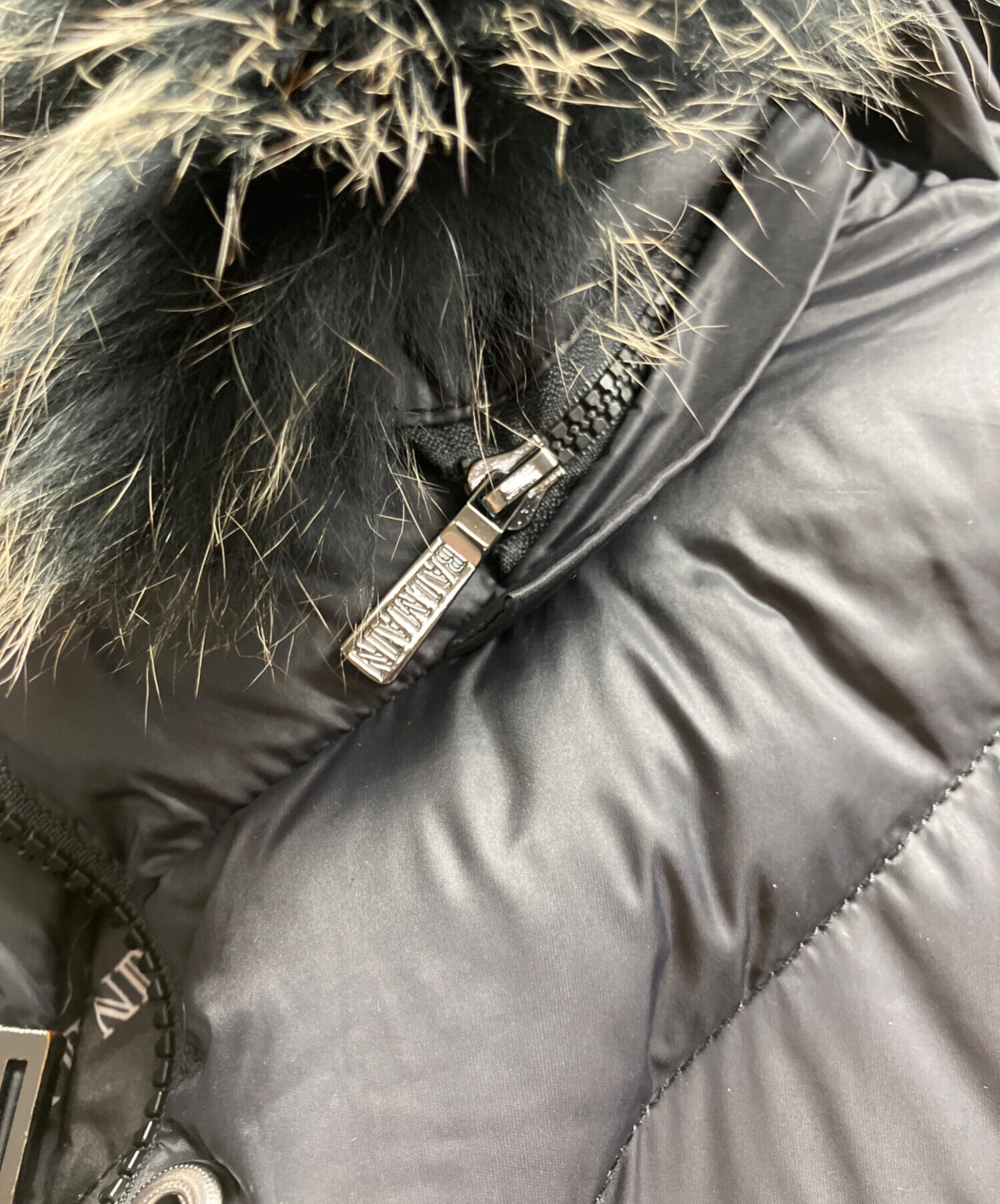 中古・古着通販】BALMAIN (バルマン) ブルーフォックスダウンコート