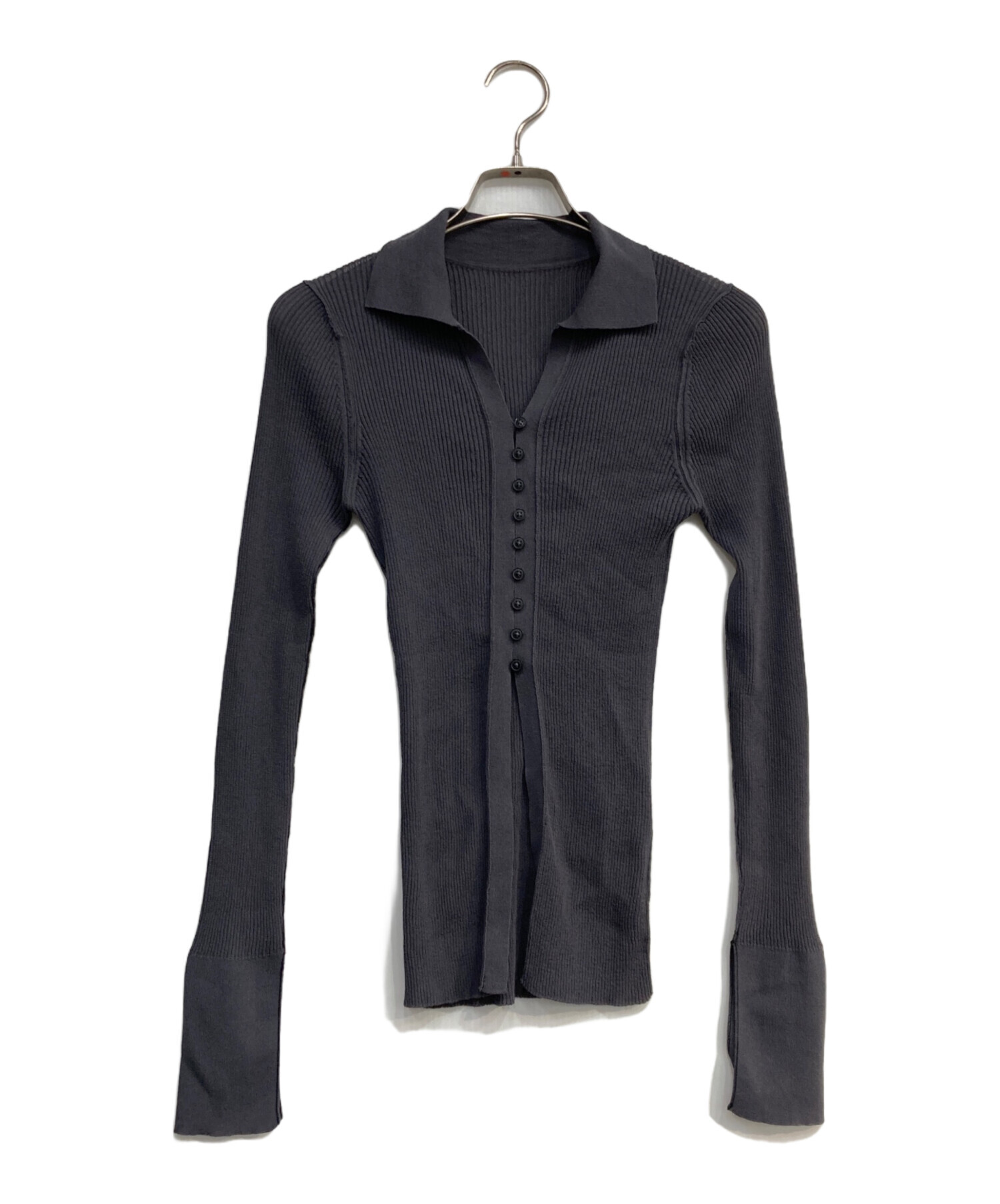 中古・古着通販】TODAYFUL (トゥデイフル) Sheer Skipper Knit グレー