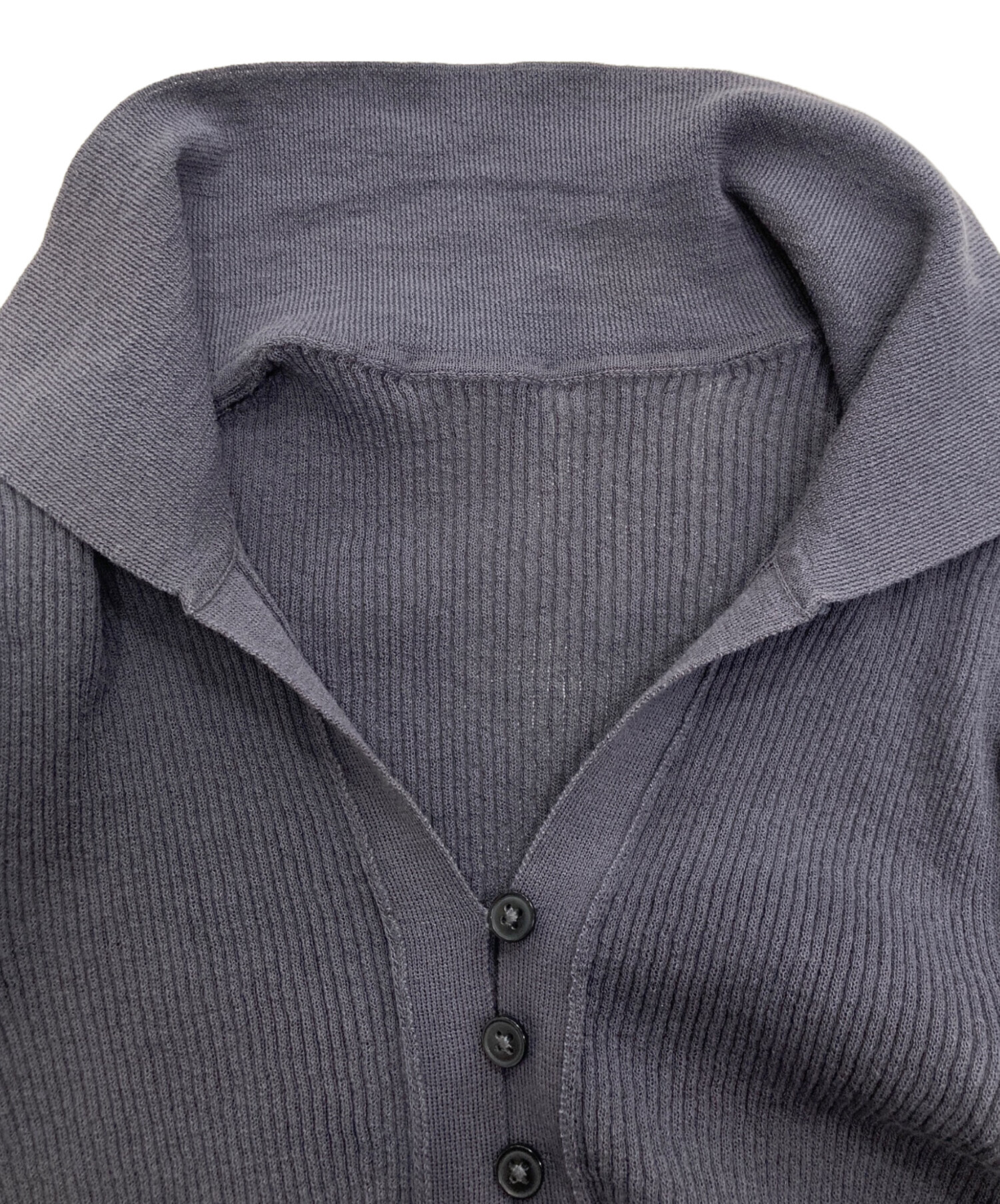 中古・古着通販】TODAYFUL (トゥデイフル) Sheer Skipper Knit グレー