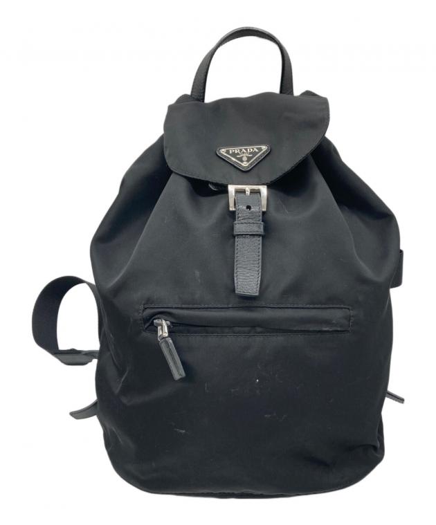 中古・古着通販】PRADA (プラダ) ナイロンリュック ブラック｜ブランド