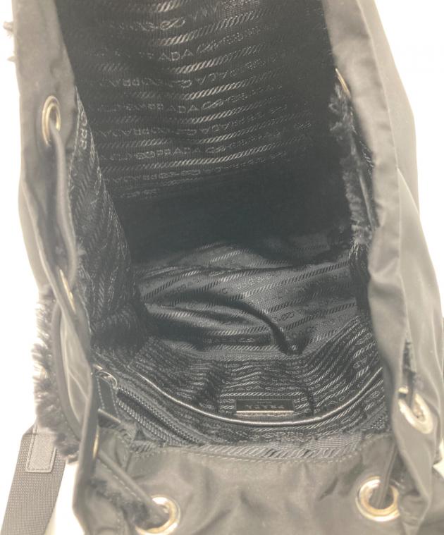 中古・古着通販】PRADA (プラダ) ナイロンリュック ブラック｜ブランド