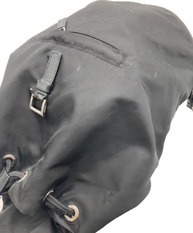 中古・古着通販】PRADA (プラダ) ナイロンリュック ブラック｜ブランド