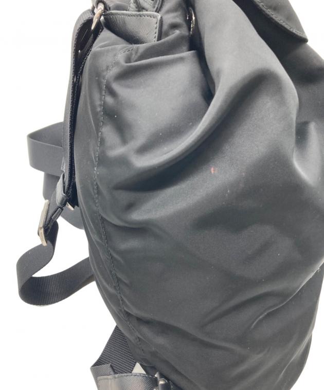 中古・古着通販】PRADA (プラダ) ナイロンリュック ブラック｜ブランド
