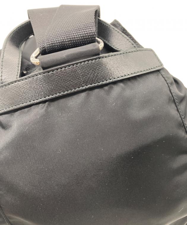 中古・古着通販】PRADA (プラダ) ナイロンリュック ブラック｜ブランド