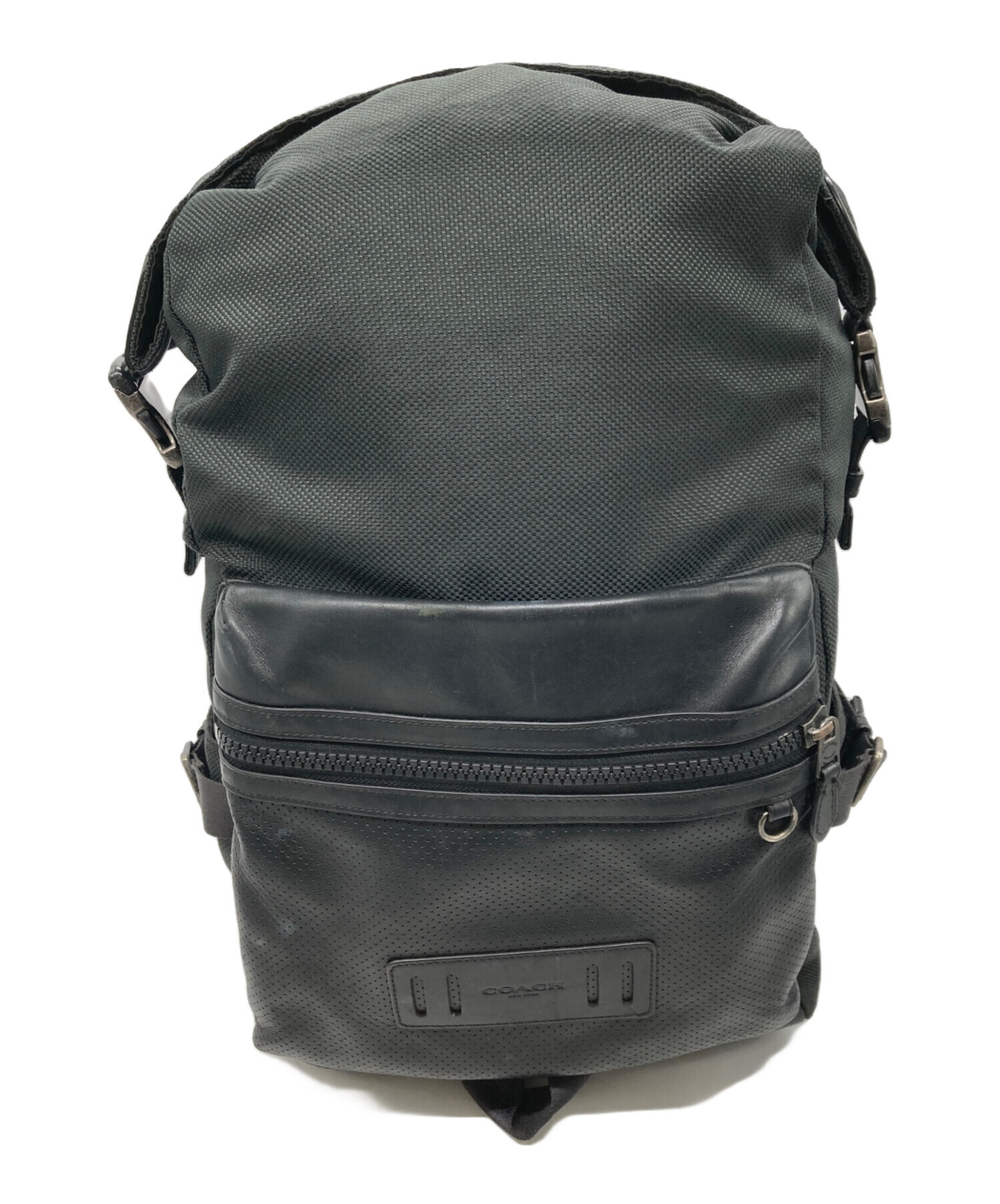 中古・古着通販】COACH (コーチ) レザーリュック ブラック｜ブランド