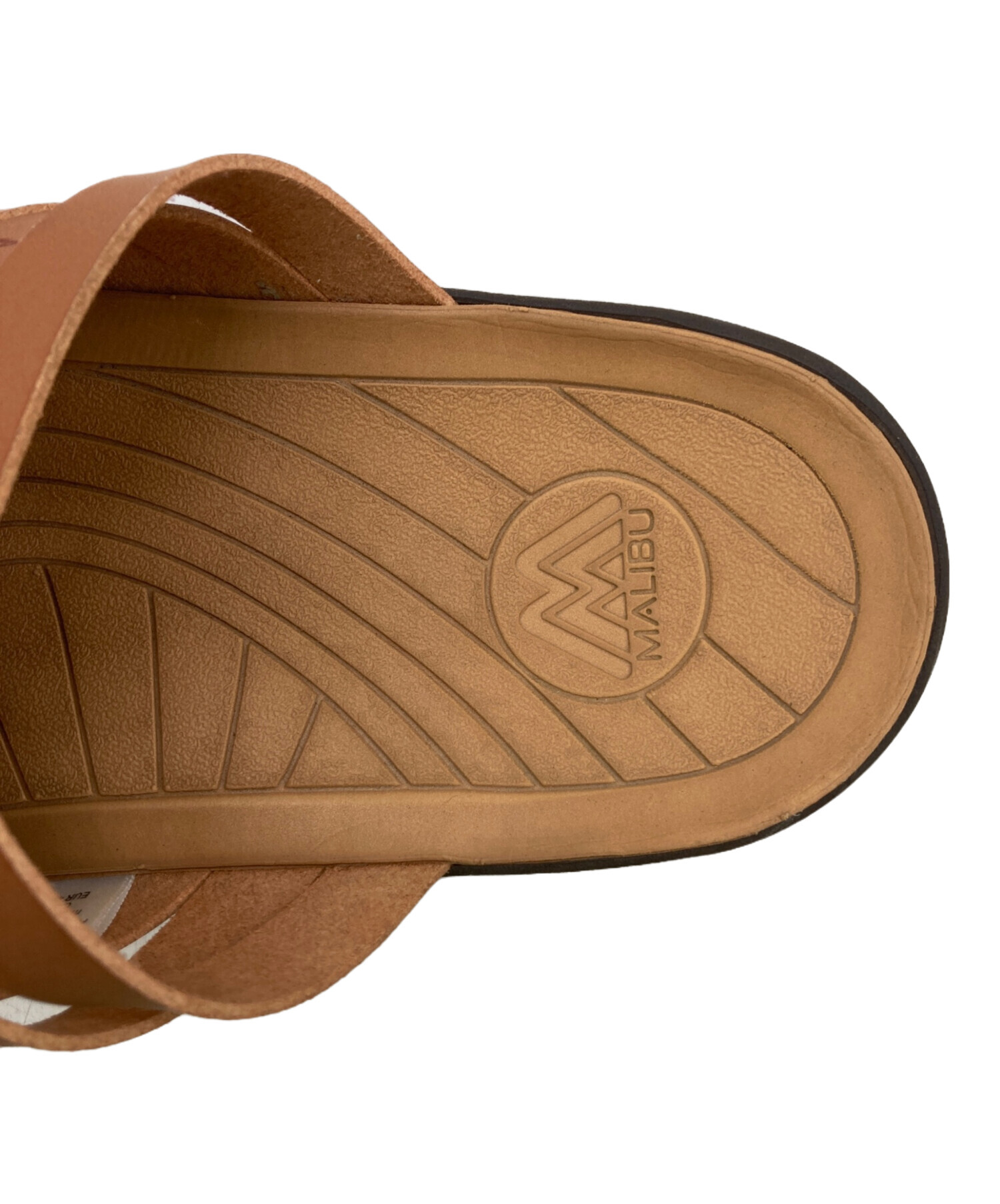 美品✨ SLIPPER サンダル ブラウン 編み込み 中古・古着通販】MALIBU (マリブ) ZUMAA編み込みサンダル ブラウン