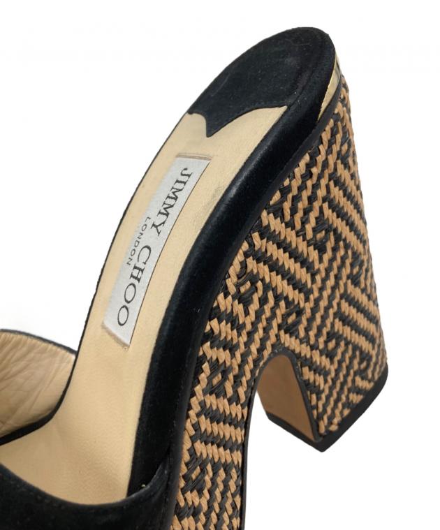 中古・古着通販】JIMMY CHOO (ジミーチュウ) コルクソールサンダル