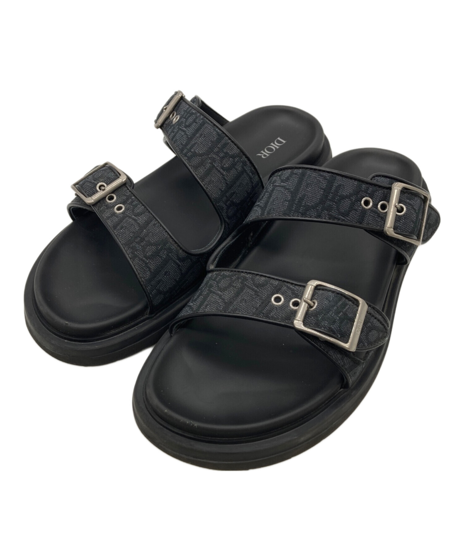 Dior ミュールサンダル DiorBoy ブラック 中古・古着通販】DIOR (ディオール) Aqua サンダル ブラック サイズ:43