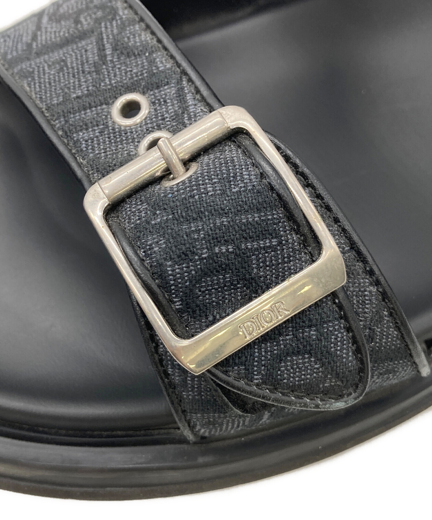 中古・古着通販】DIOR (ディオール) Aqua サンダル ブラック サイズ:43