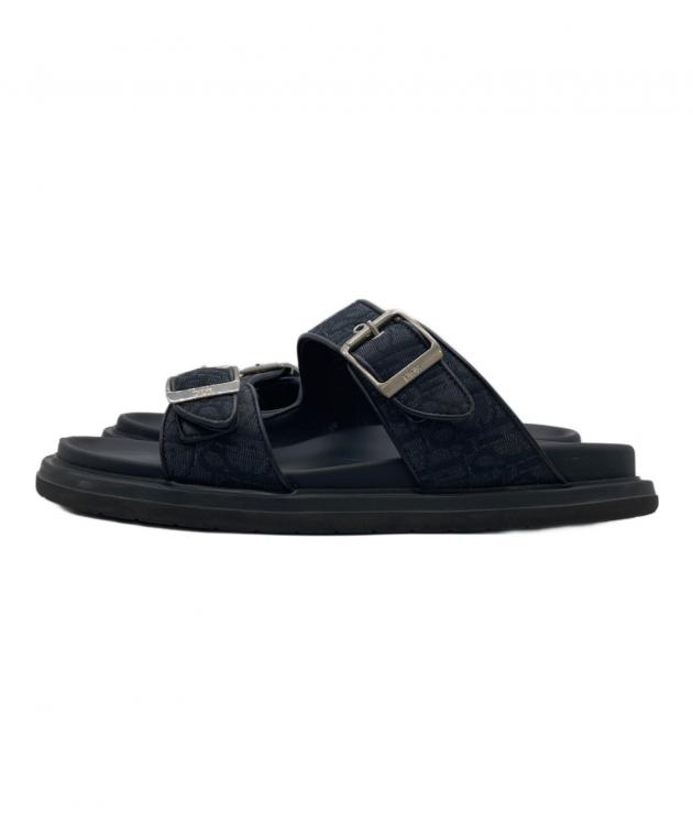 中古・古着通販】DIOR (ディオール) Aqua サンダル ブラック サイズ:43
