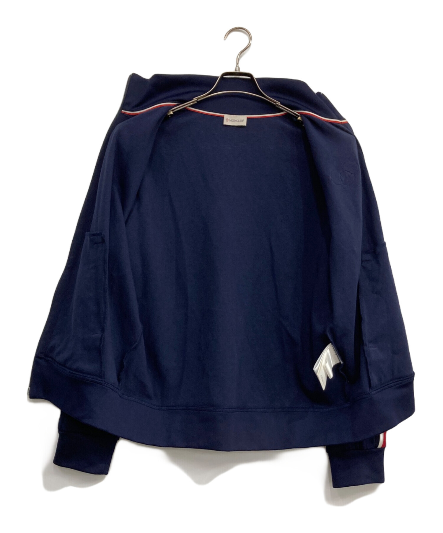 MONCLER トラックジャケット XL モンクレール ITTIERRE 中古・古着通販】MONCLER (モンクレール) トラックジャケット ネイビー