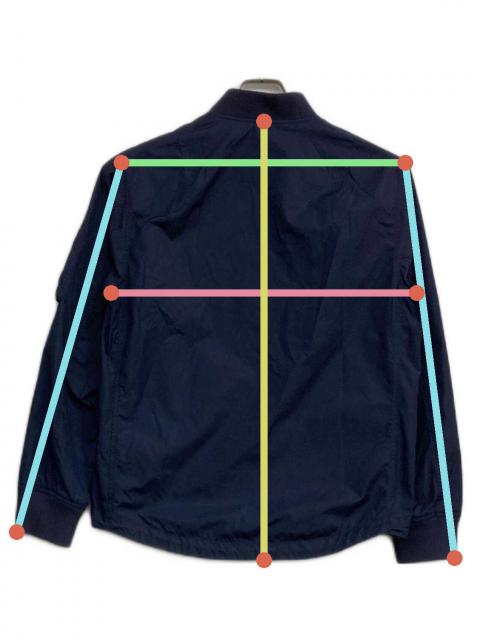 中古・古着通販】LACOSTE (ラコステ) MA-1スタイル ナイロンブルゾン