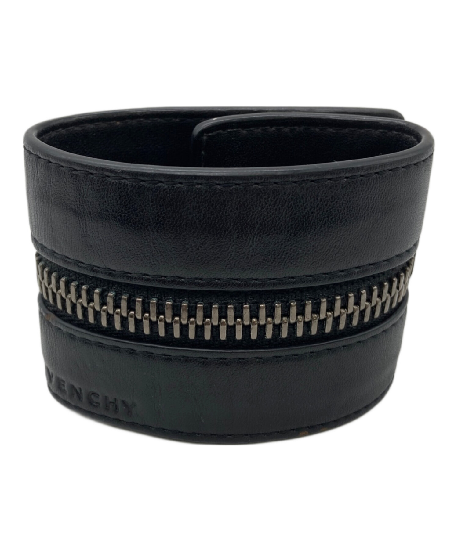 中古・古着通販】GIVENCHY (ジバンシィ) レザージップブレスレット