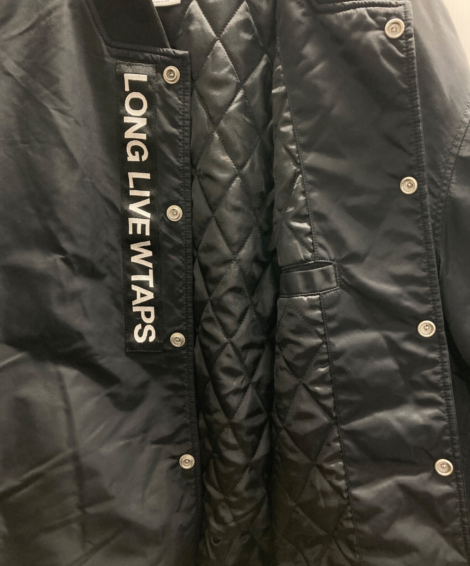 WTAPS ナイロンジャケット サイズX 03 ブラック 中古・古着通販】WTAPS (ダブルタップス) Team / Jacket / Nylon