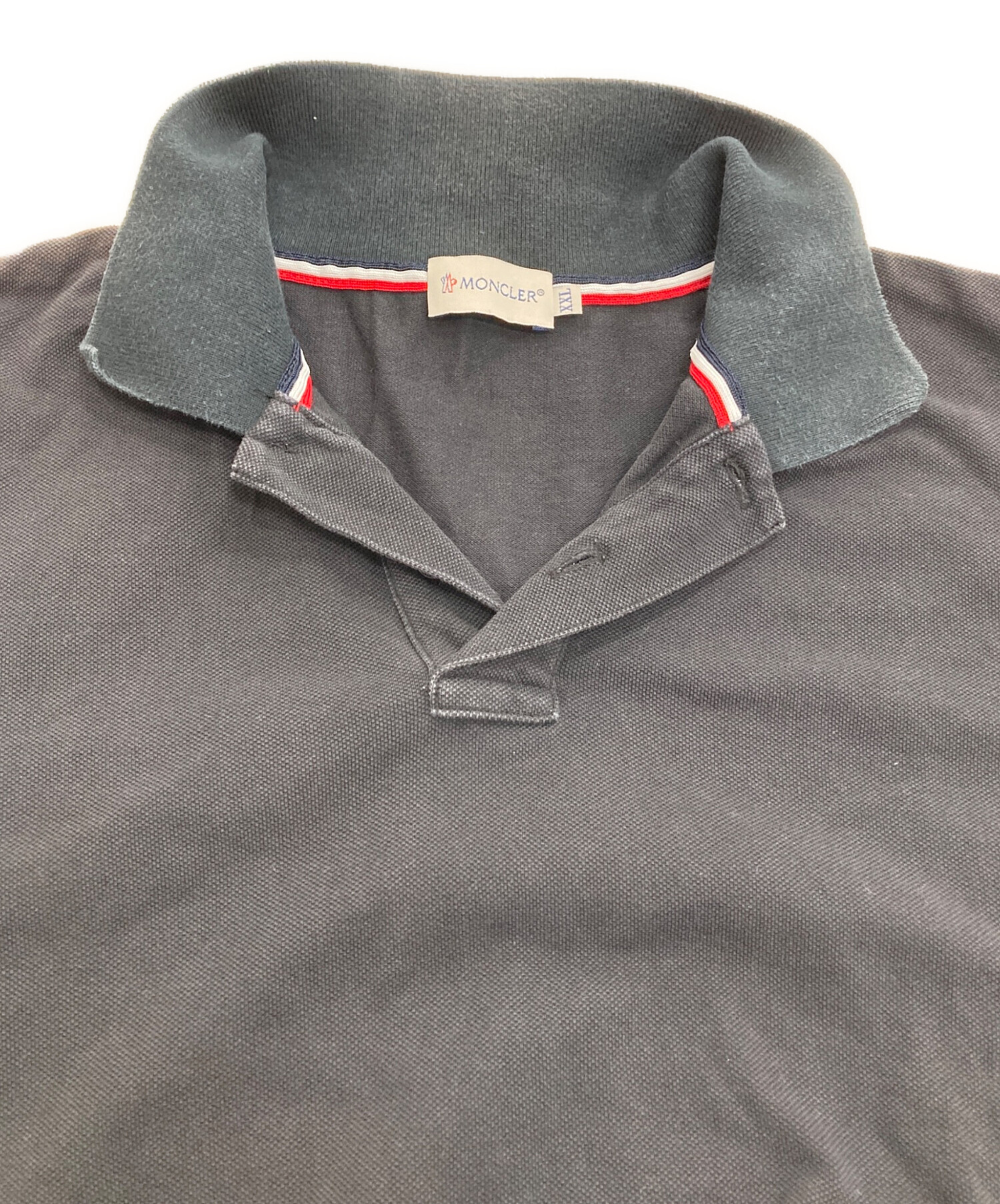 中古・古着通販】MONCLER (モンクレール) 袖ワッペン刺繍 鹿の子 半袖