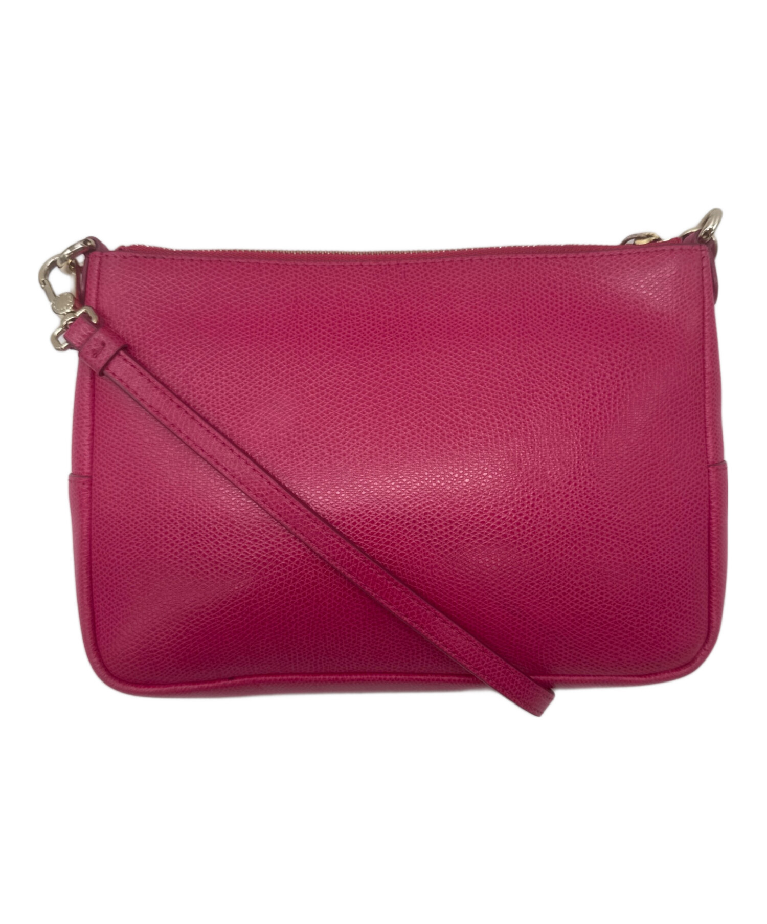 【美品❗️】FURLA ショルダーバッグ 中古・古着通販】FURLA (フルラ) ショルダーバッグ ピンク｜ブランド