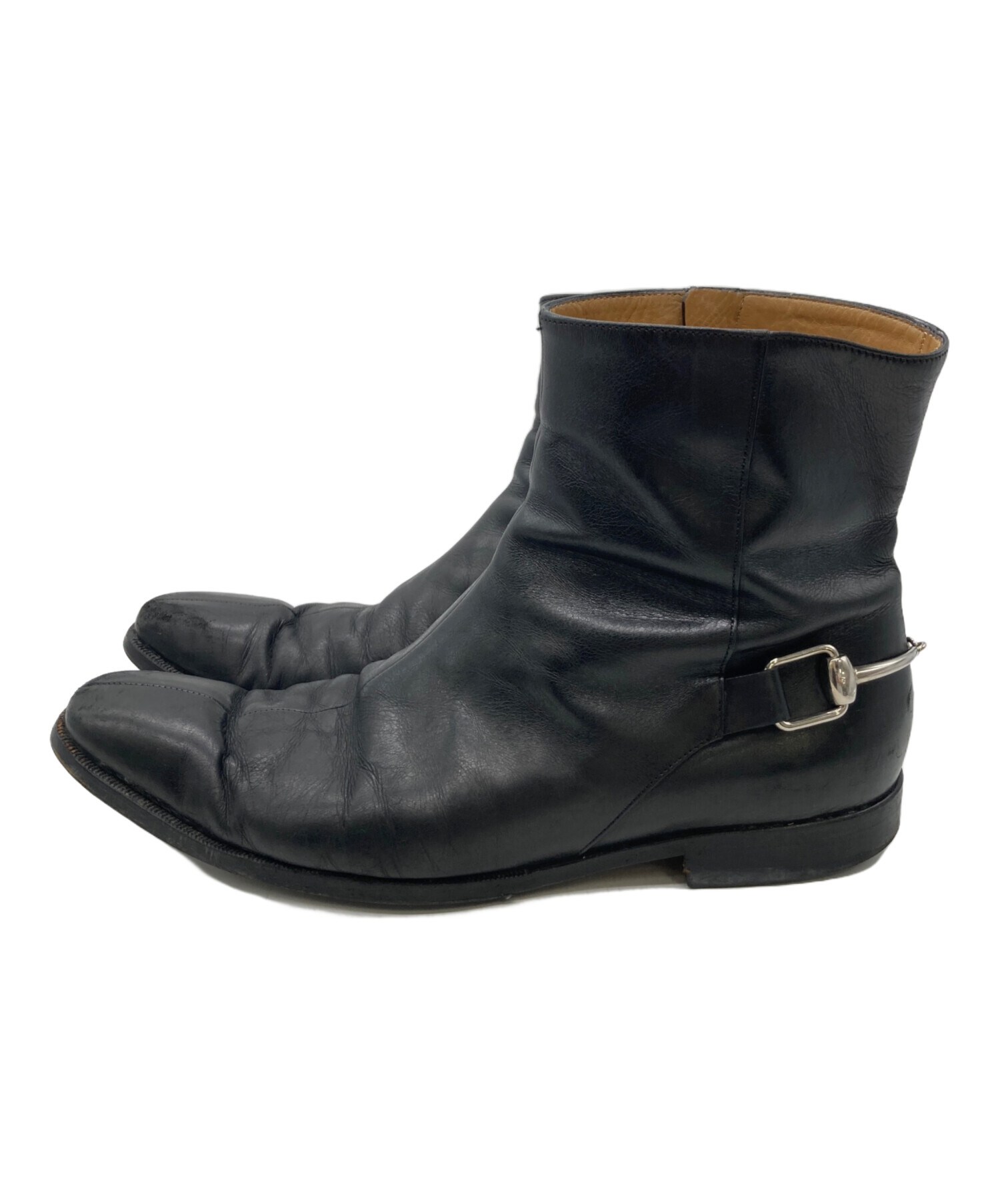 グッチ　ホースビットブーツ　黒【美品】 中古・古着通販】GUCCI (グッチ) ホースビットブーツ ブラック サイズ