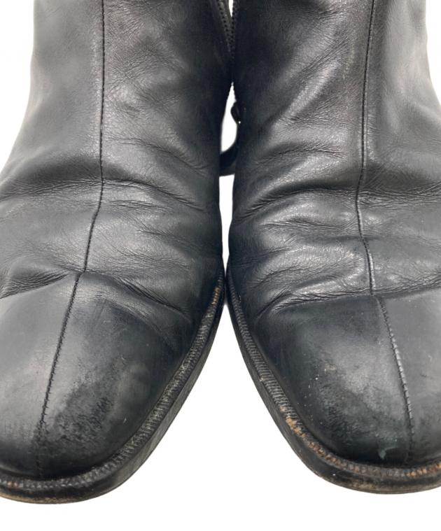 中古・古着通販】GUCCI (グッチ) ホースビットブーツ ブラック サイズ