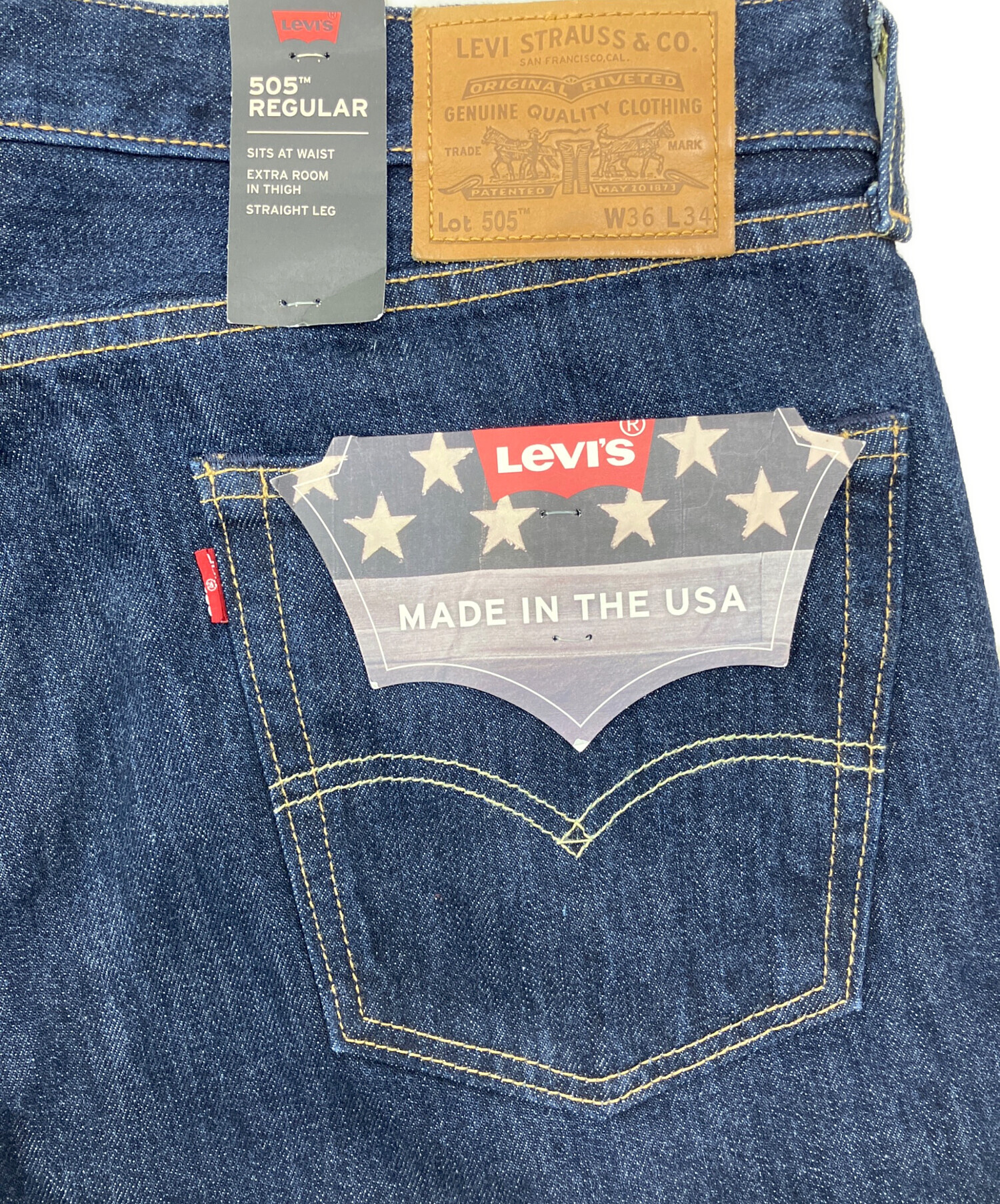 中古・古着通販】LEVI'S (リーバイス) 505デニムパンツ インディゴ
