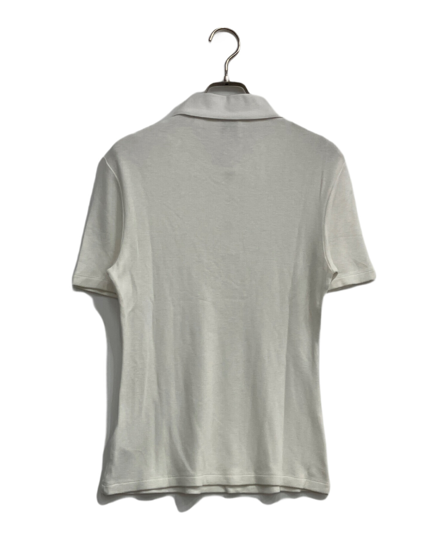中古・古着通販】BURBERRY (バーバリー) ニットポロシャツ ホワイト