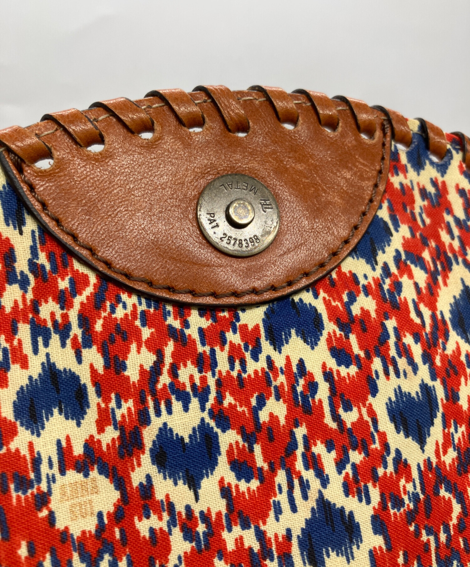 中古・古着通販】ANNA SUI (アナスイ) レザーフラップショルダーバッグ 