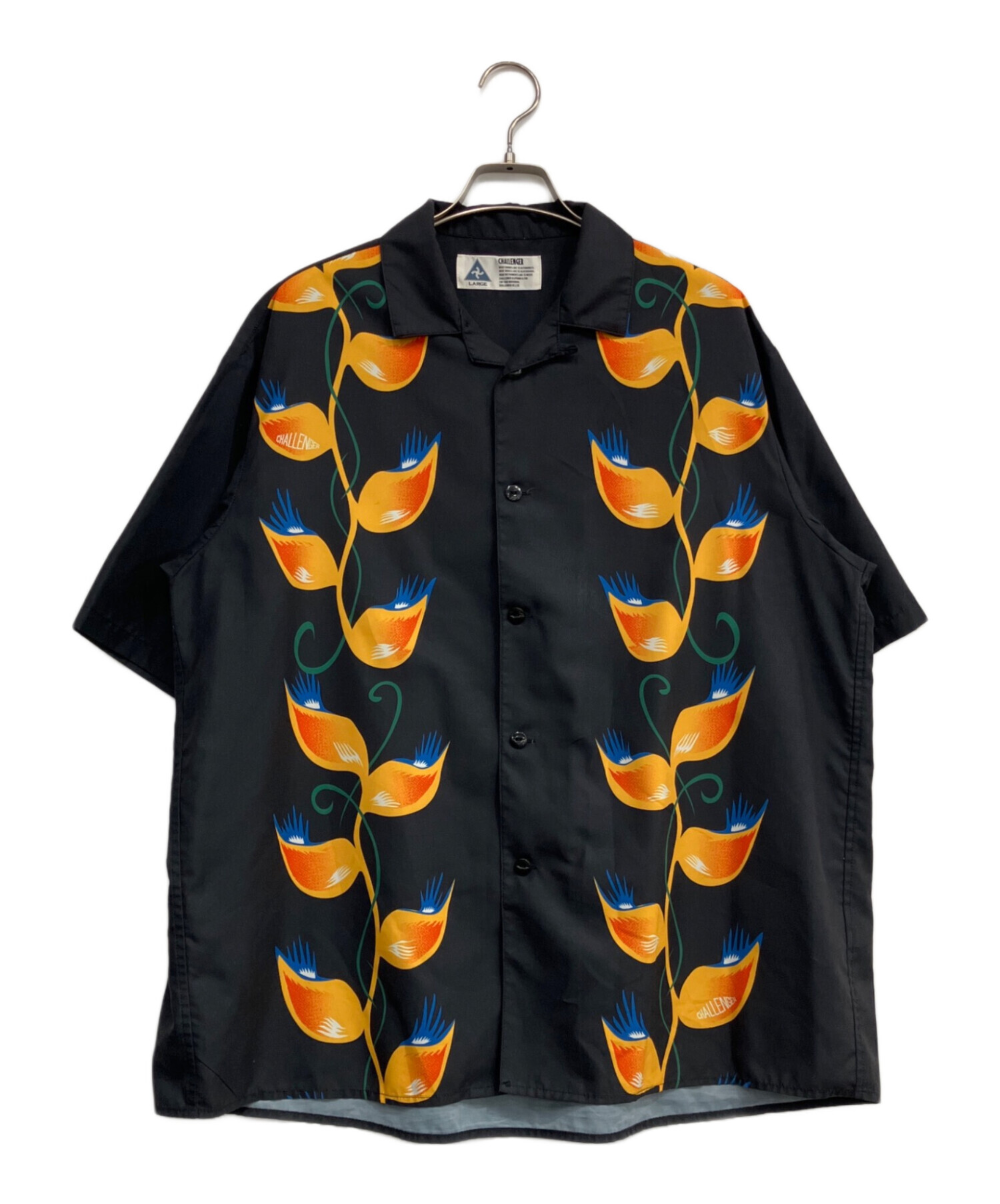 中古・古着通販】CHALLENGER (チャレンジャー) S/S FLAME LEAF SHIRT