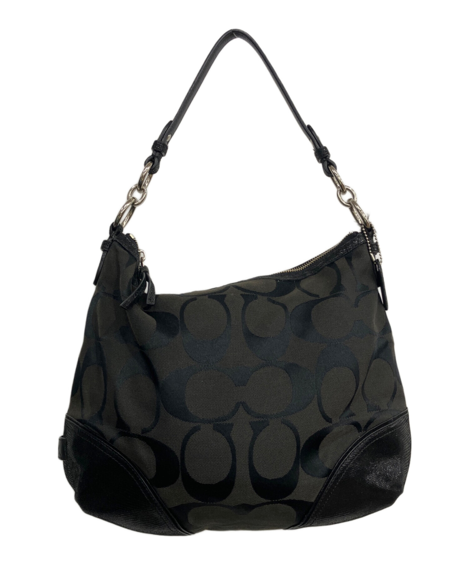 中古・古着通販】COACH (コーチ) シグネチャーワンショルダーバッグ