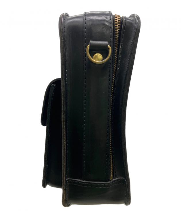 中古・古着通販】Herz (ヘルツ) レザーブリーフケース ブラック