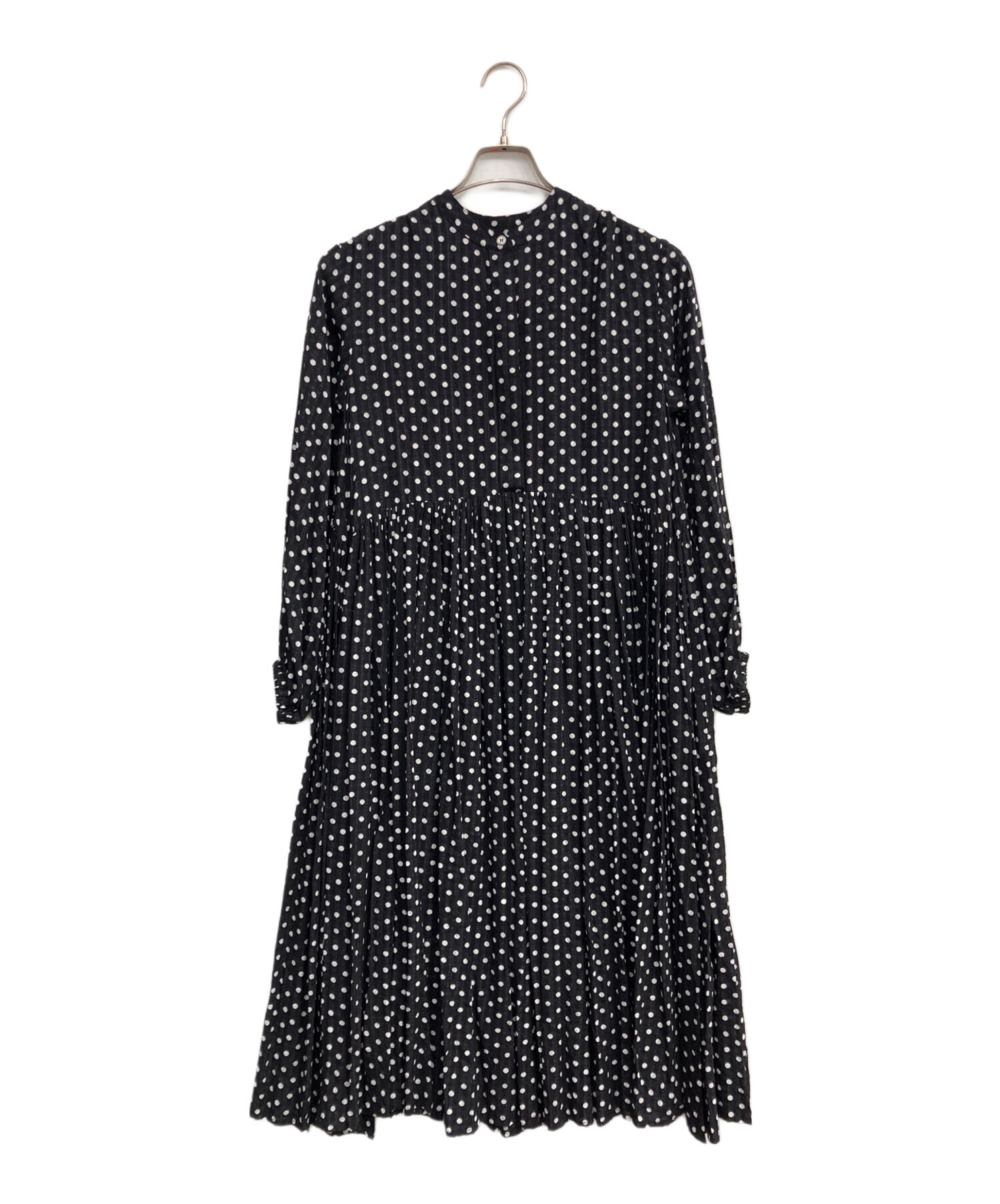 中古・古着通販】BEARDSLEY (ビアズリー) ドットギャザーワンピース