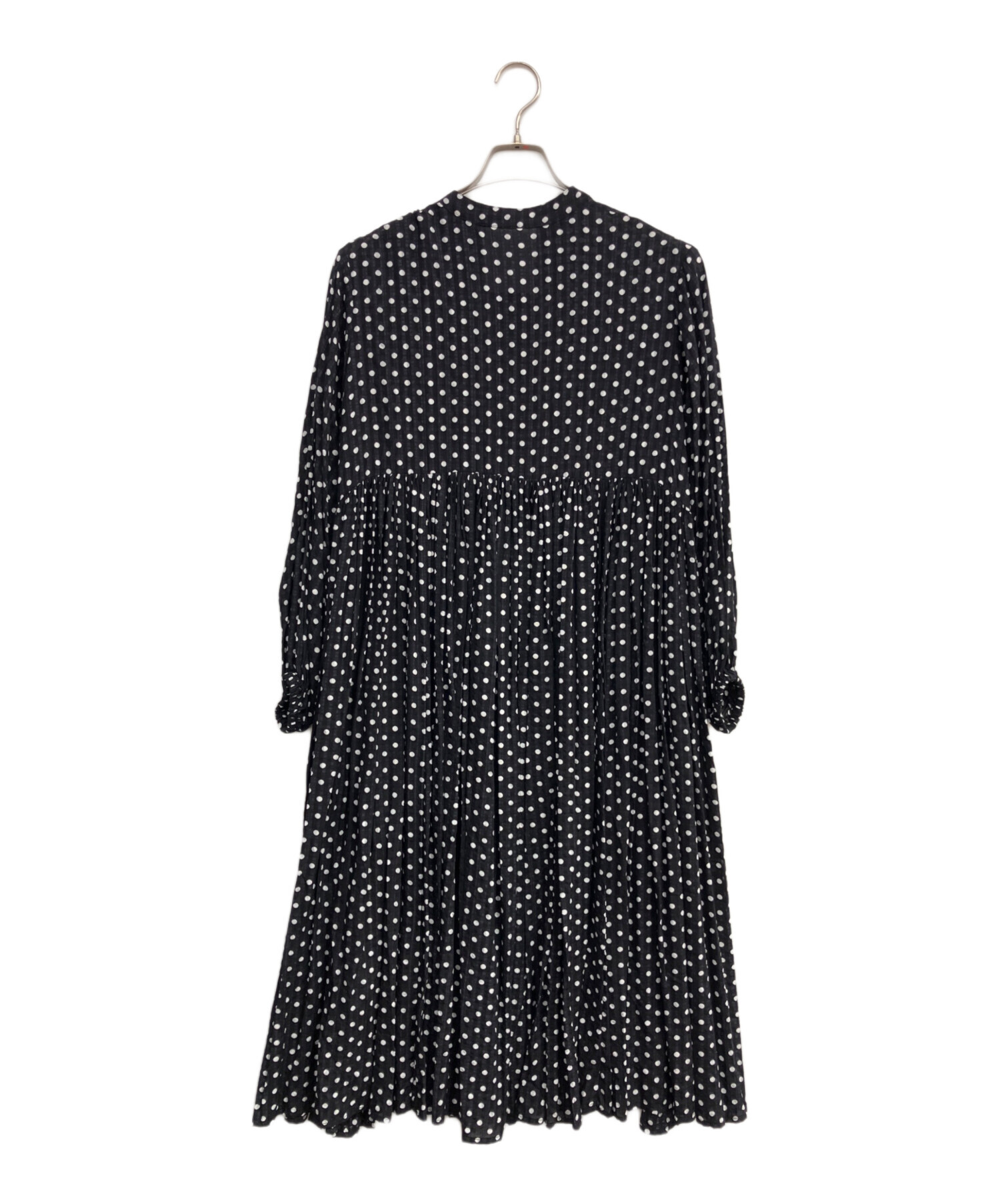 中古・古着通販】BEARDSLEY (ビアズリー) ドットギャザーワンピース