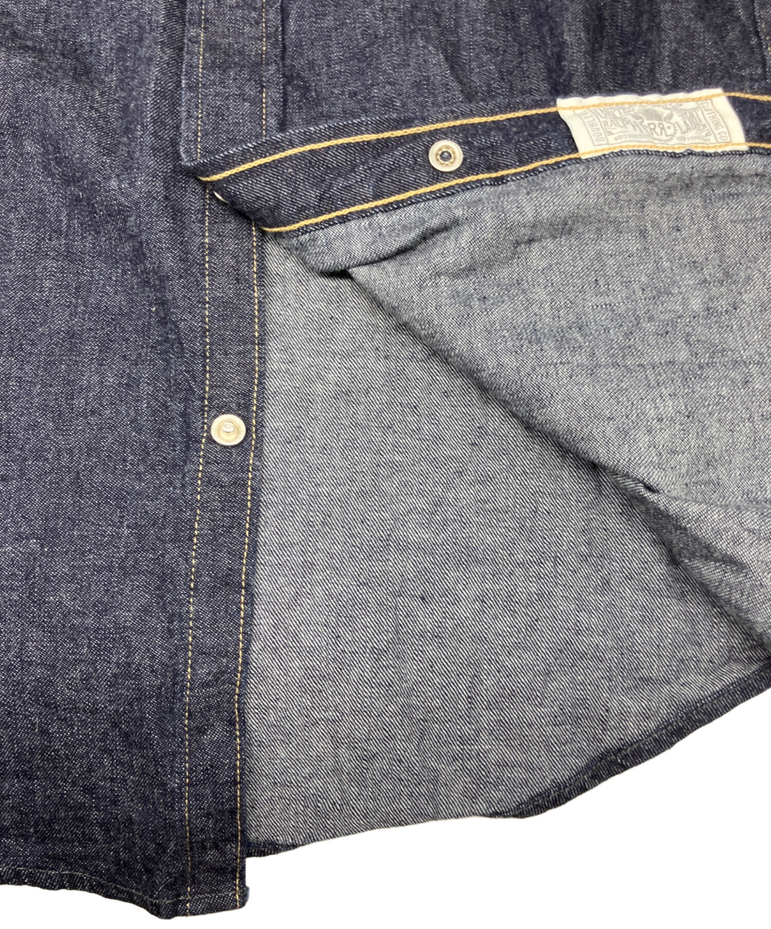 中古・古着通販】RRL (ダブルアールエル) コンチョボタン デニム