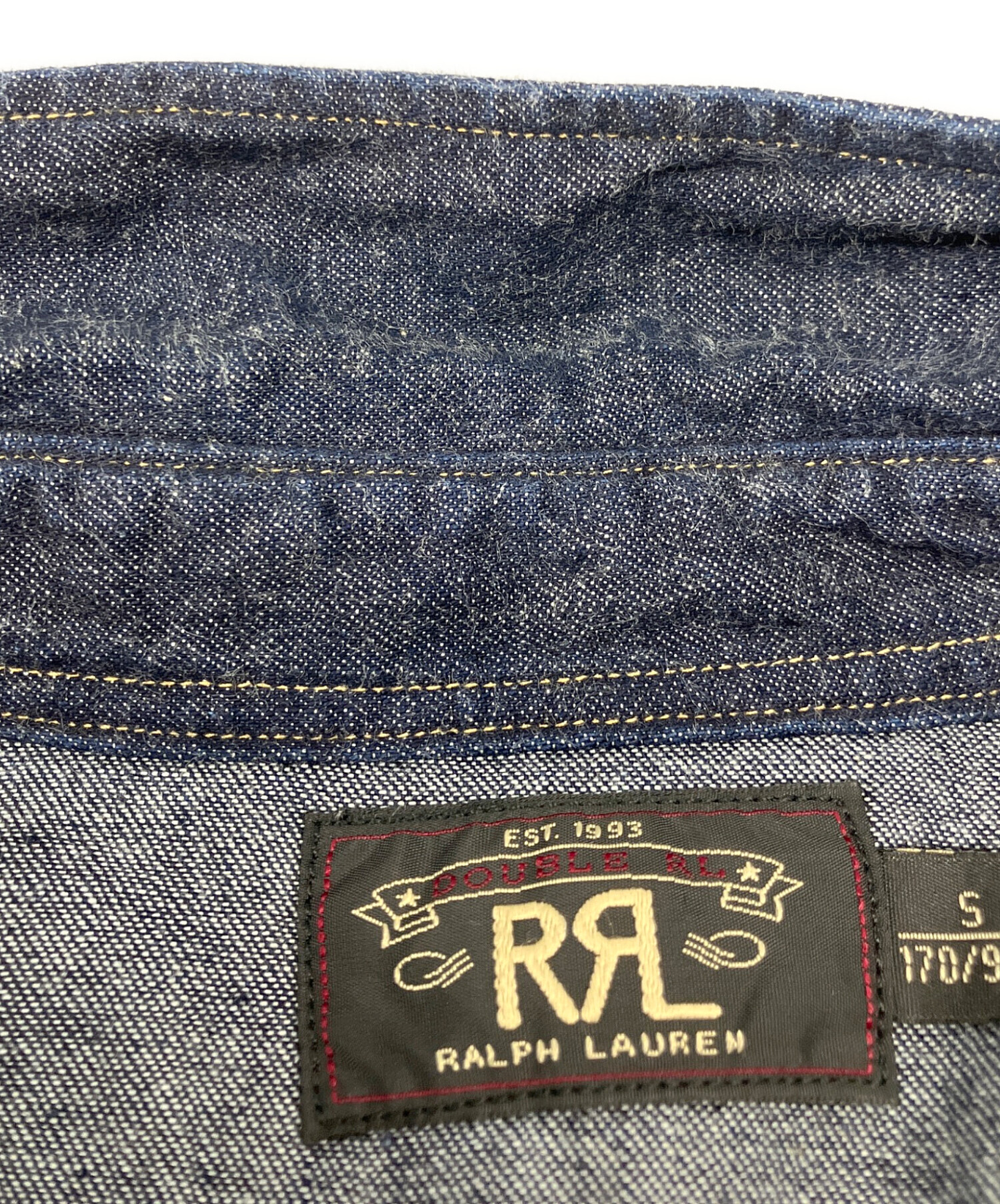 中古・古着通販】RRL (ダブルアールエル) コンチョボタン デニム