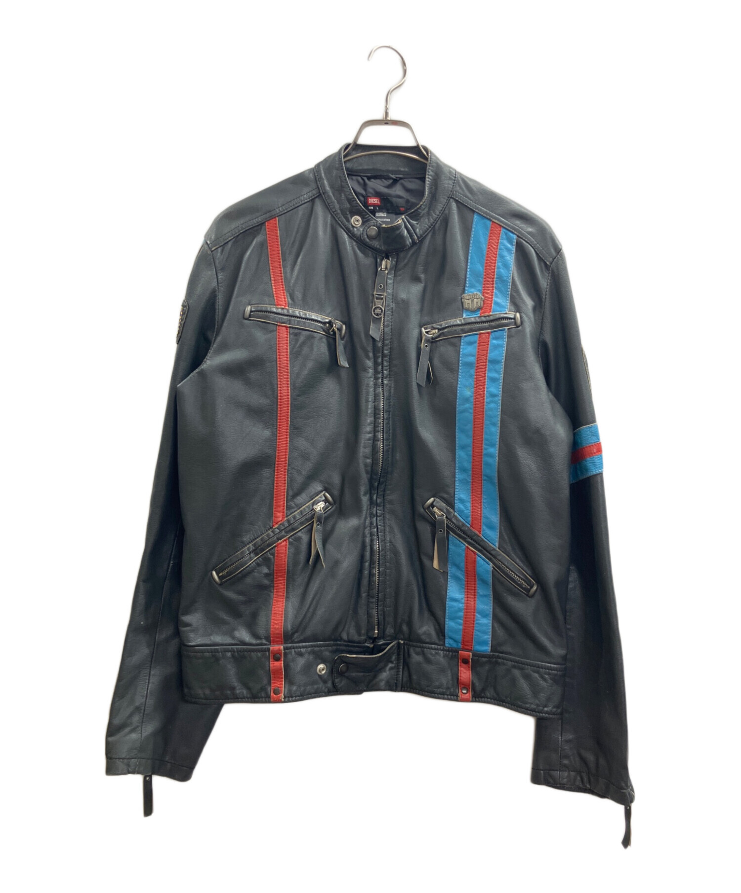 中古・古着通販】DIESEL (ディーゼル) レーサー シングルライダース