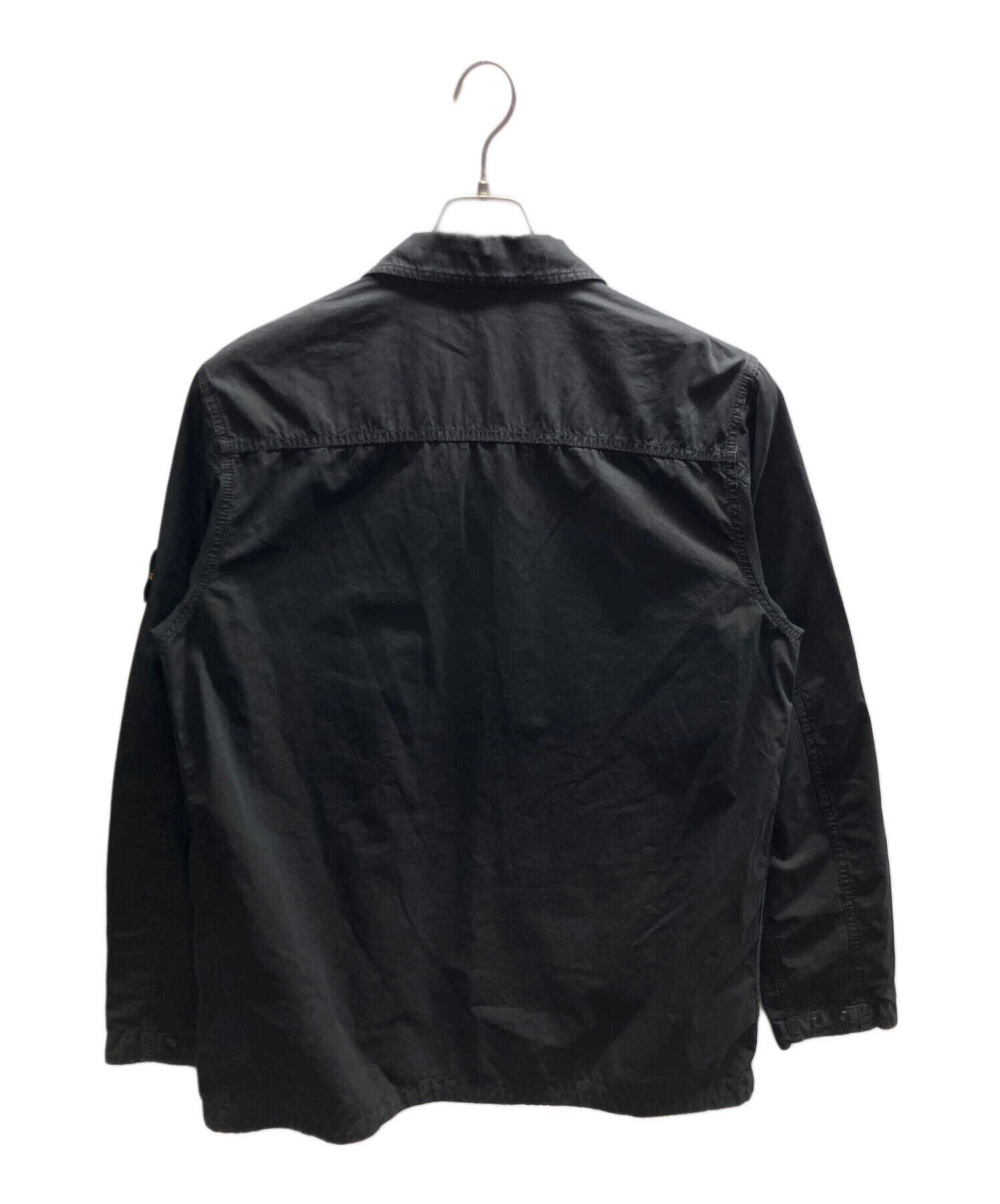 ストーンアイランド　TELA SMERIGLI ATA ジャケット ブラック　M 中古・古着通販】STONE ISLAND (ストーンアイランド) Tela Smerigliata