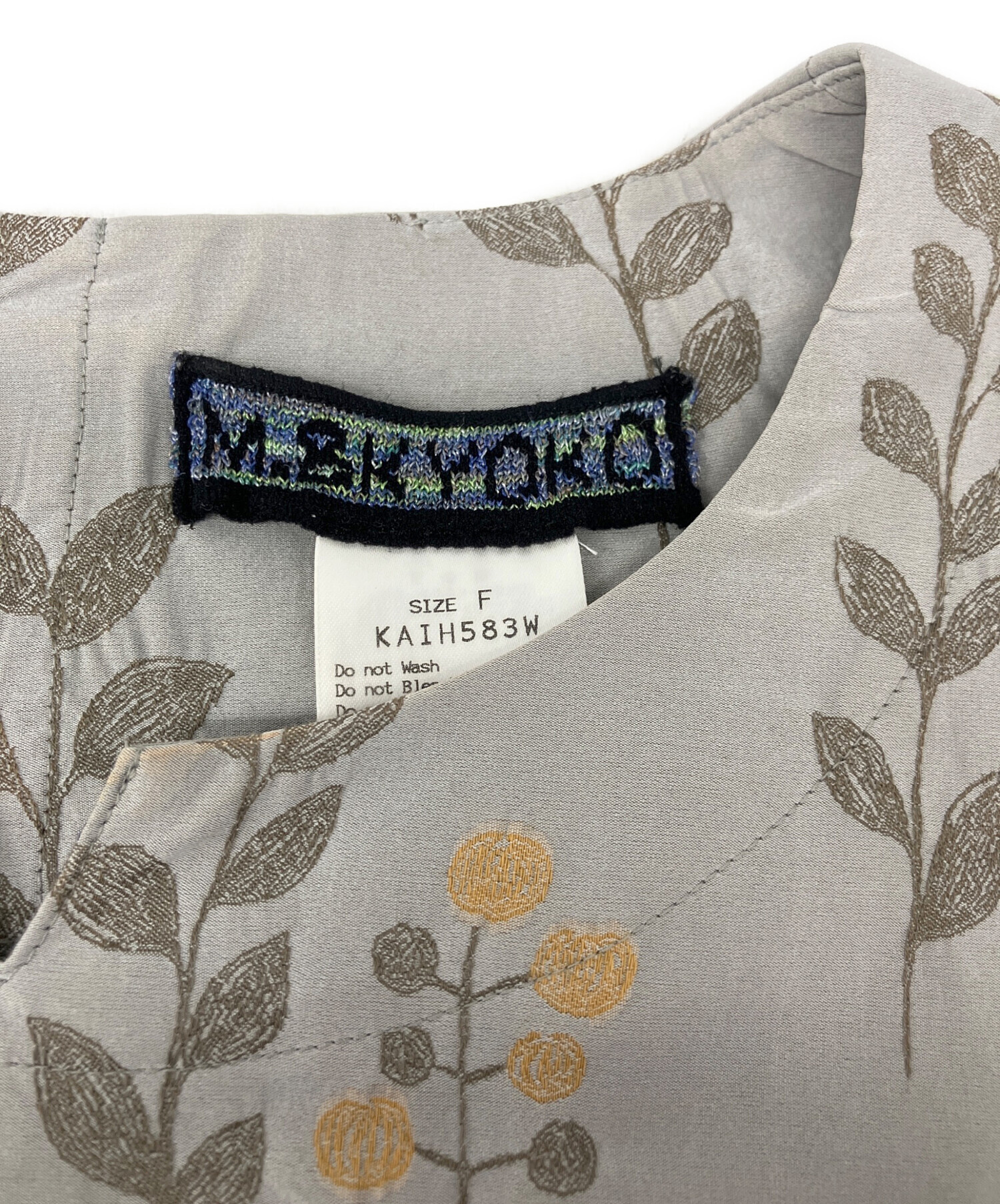 中古・古着通販】M.&KYOKO (エムアンドキョウコ) 刺繍ワンピース