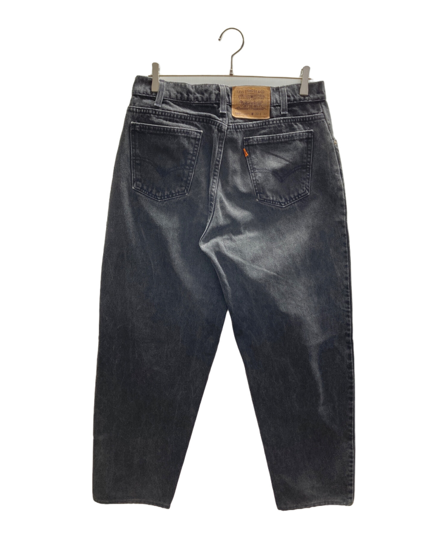 Levi's リーバイス　ハンガー　店舗備品　古着屋　非売品　20本セット　木製 中古・古着通販】LEVI'S (リーバイス) 560ブラックデニムパンツ