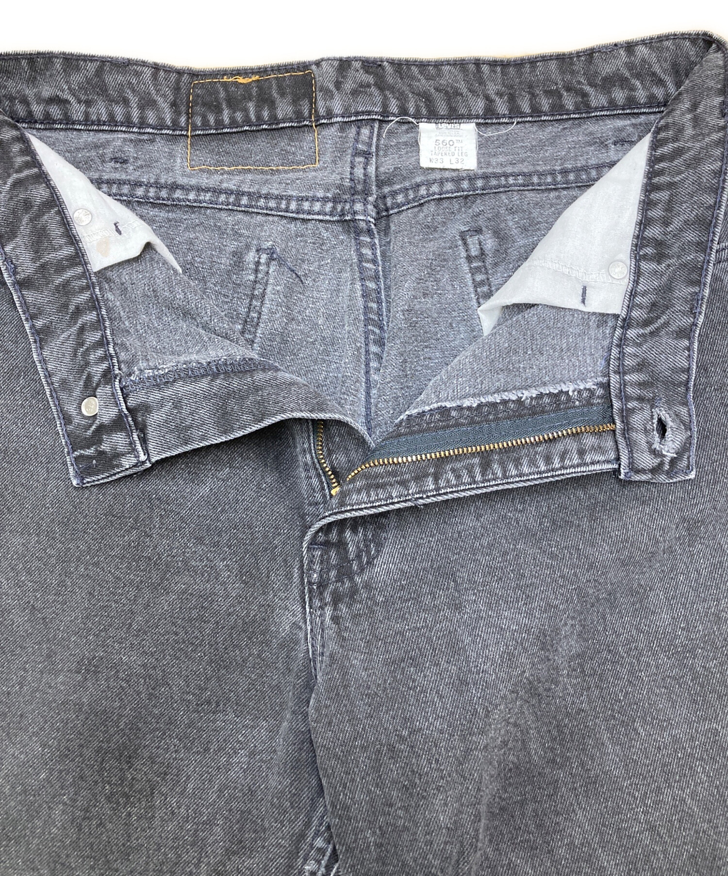 中古・古着通販】LEVI'S (リーバイス) 560ブラックデニムパンツ