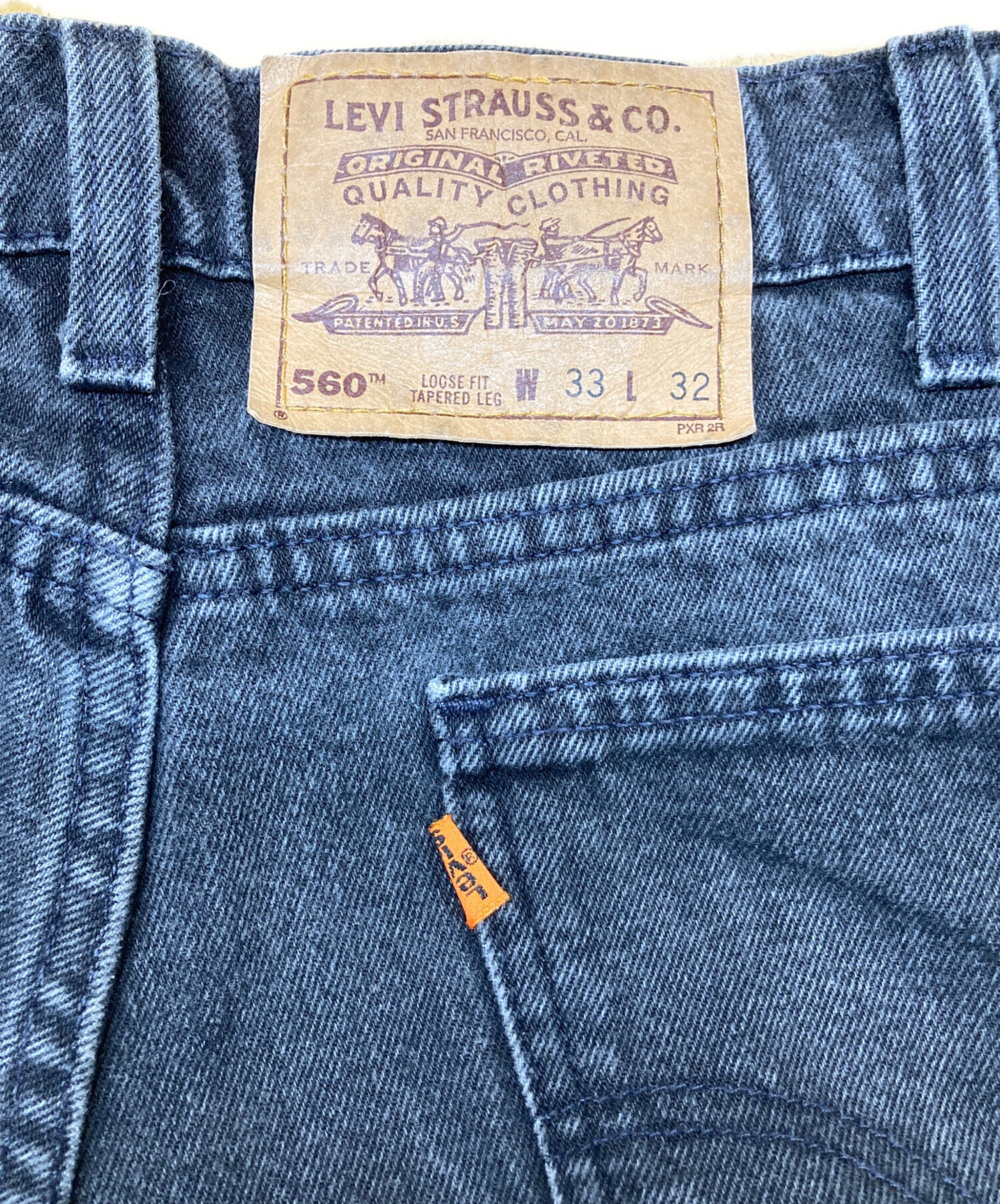 中古・古着通販】LEVI'S (リーバイス) 560ブラックデニムパンツ