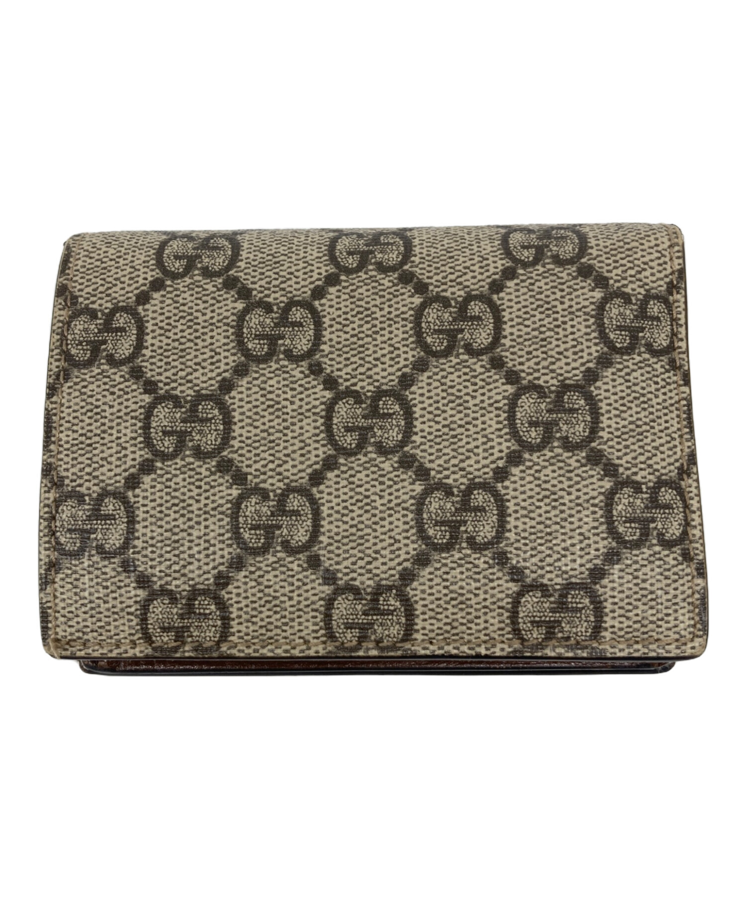 GUCCI コンパクトウォレット　パース　美品 中古・古着通販】GUCCI (グッチ) コンパクトウォレット ブラウン