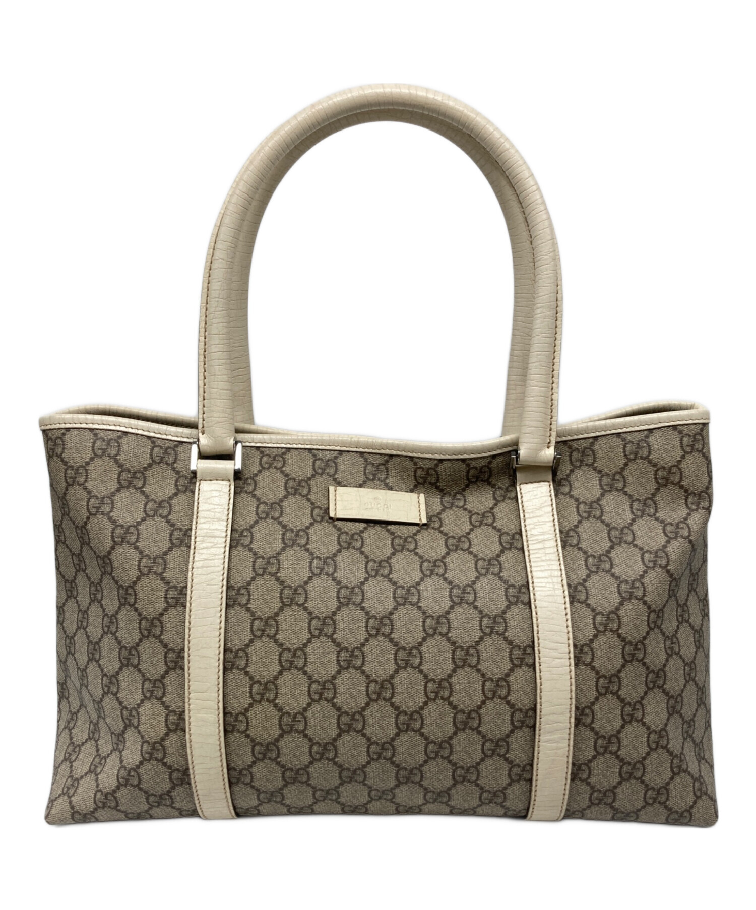 SKYGUCCI トートバッグ GG スプリーム ハンドバッグ 中古 中古・古着通販】GUCCI (グッチ) GGスプリーム トートバッグ
