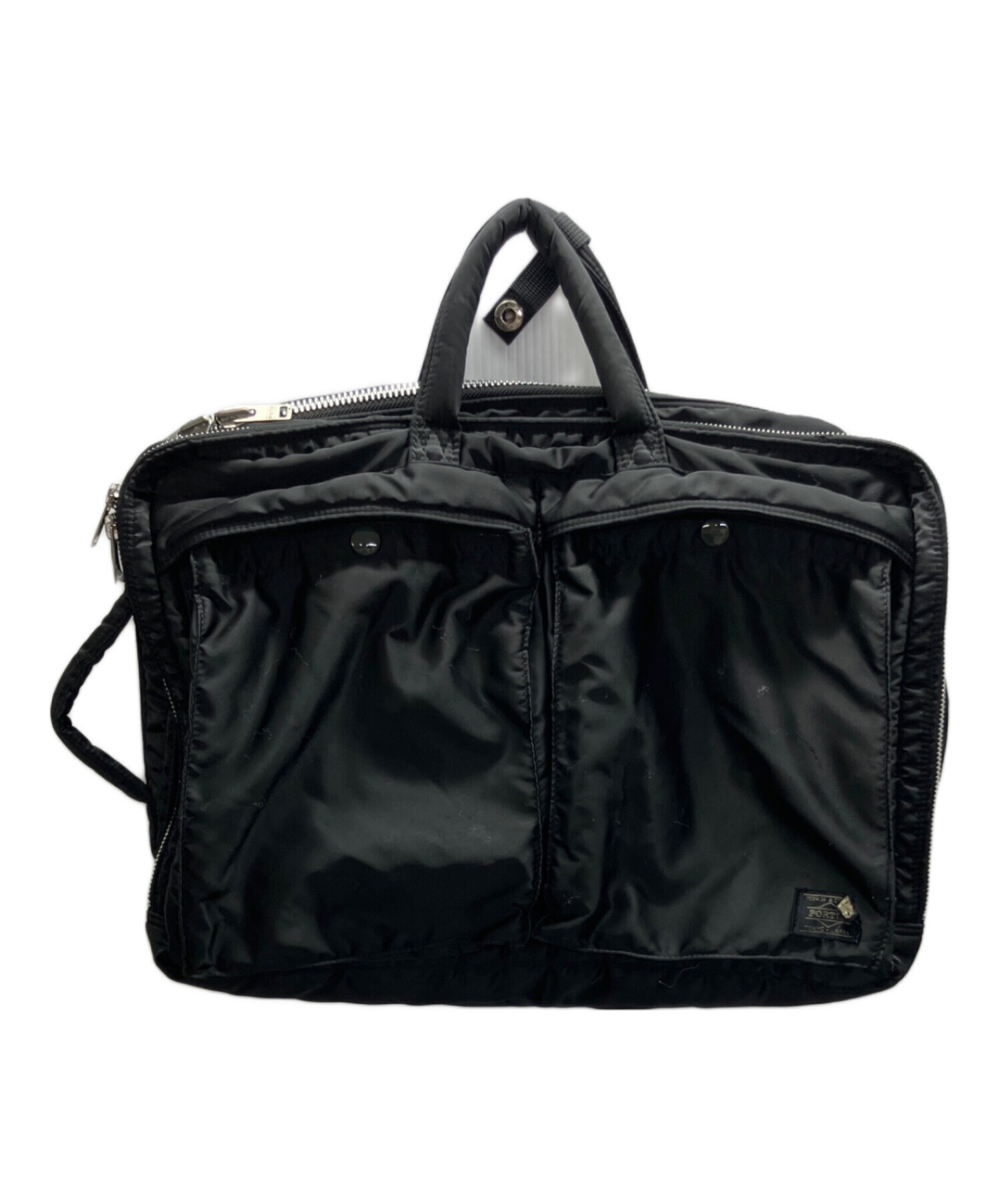 中古・古着通販】PORTER (ポーター) 3WAY DOCUMENT BAG ブラック