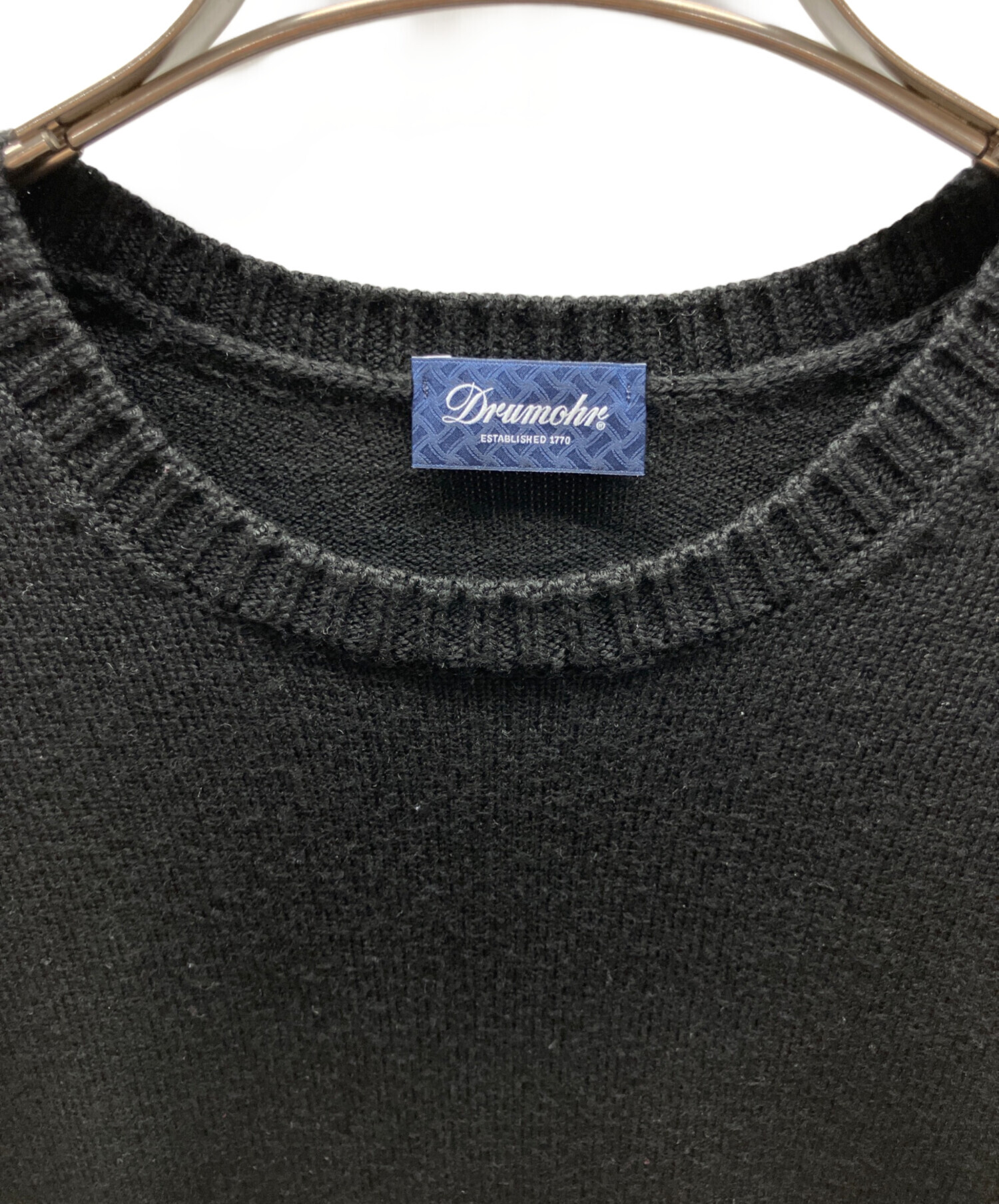 中古・古着通販】Drumohr (ドルモア) メリノウールニット ブラック