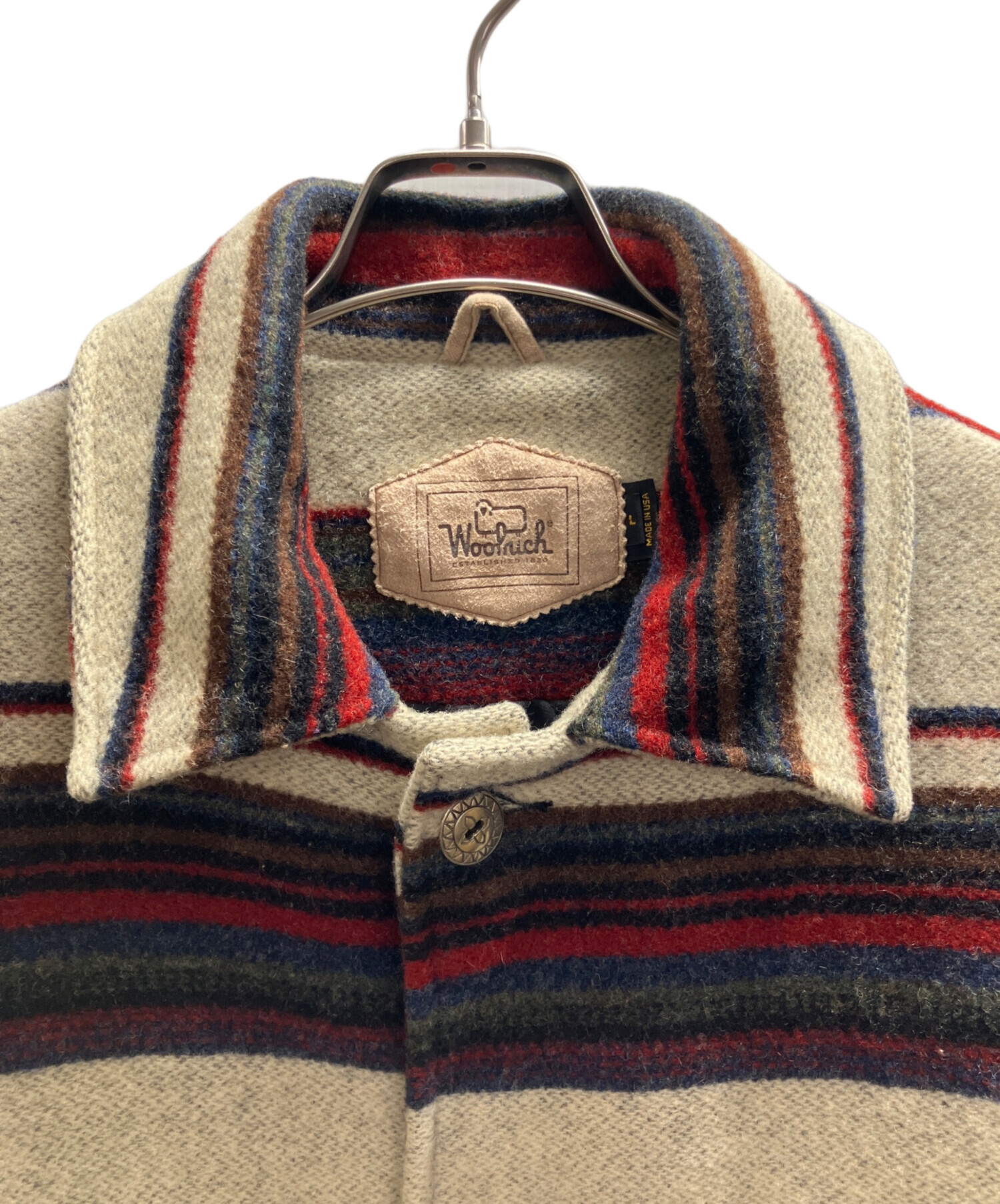 Wool rich ウールリッチ　ツイード　裏ボア　コート　ランチコート　旧タグ 中古・古着通販】WOOLRICH (ウールリッチ) コンチョボタンウール